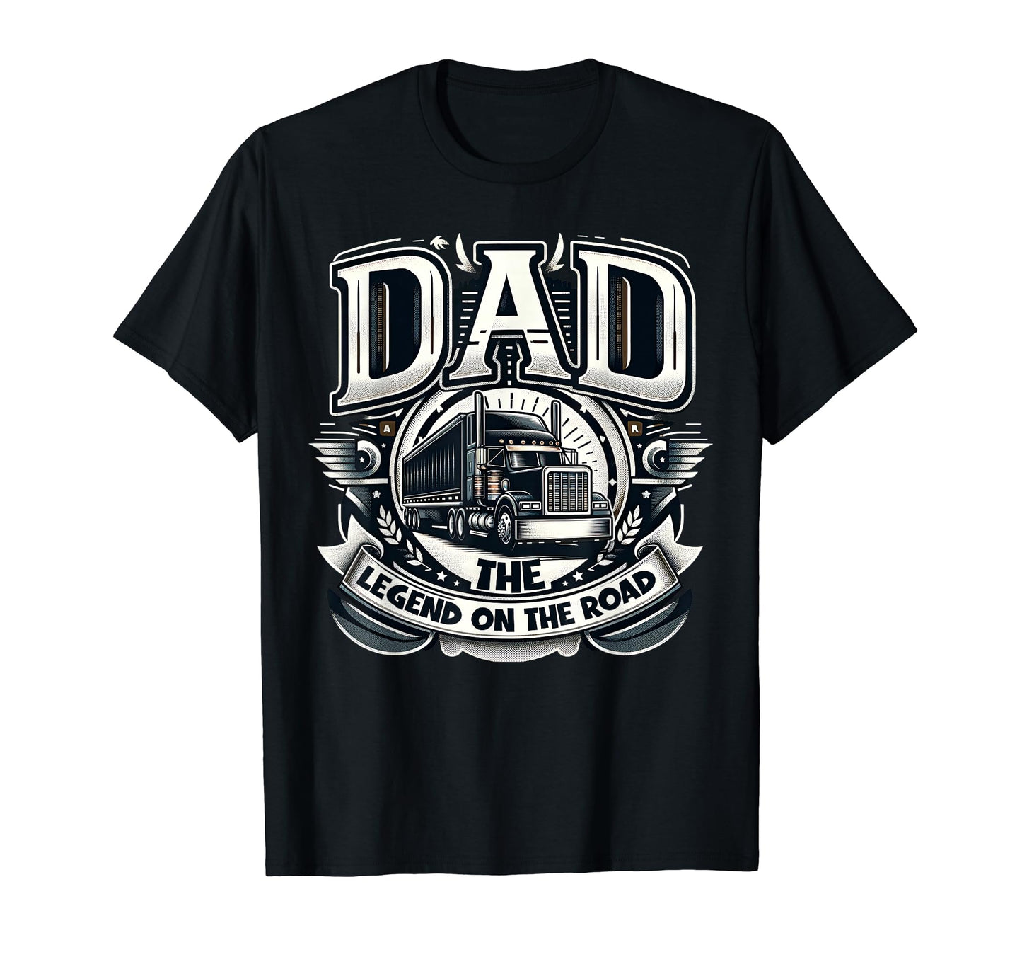 Dad Fathers Day Dad Legend Road Dad T-Shirt - Minimalist Print for Adults - T-Shirt, Sweatshirt, Hoodie