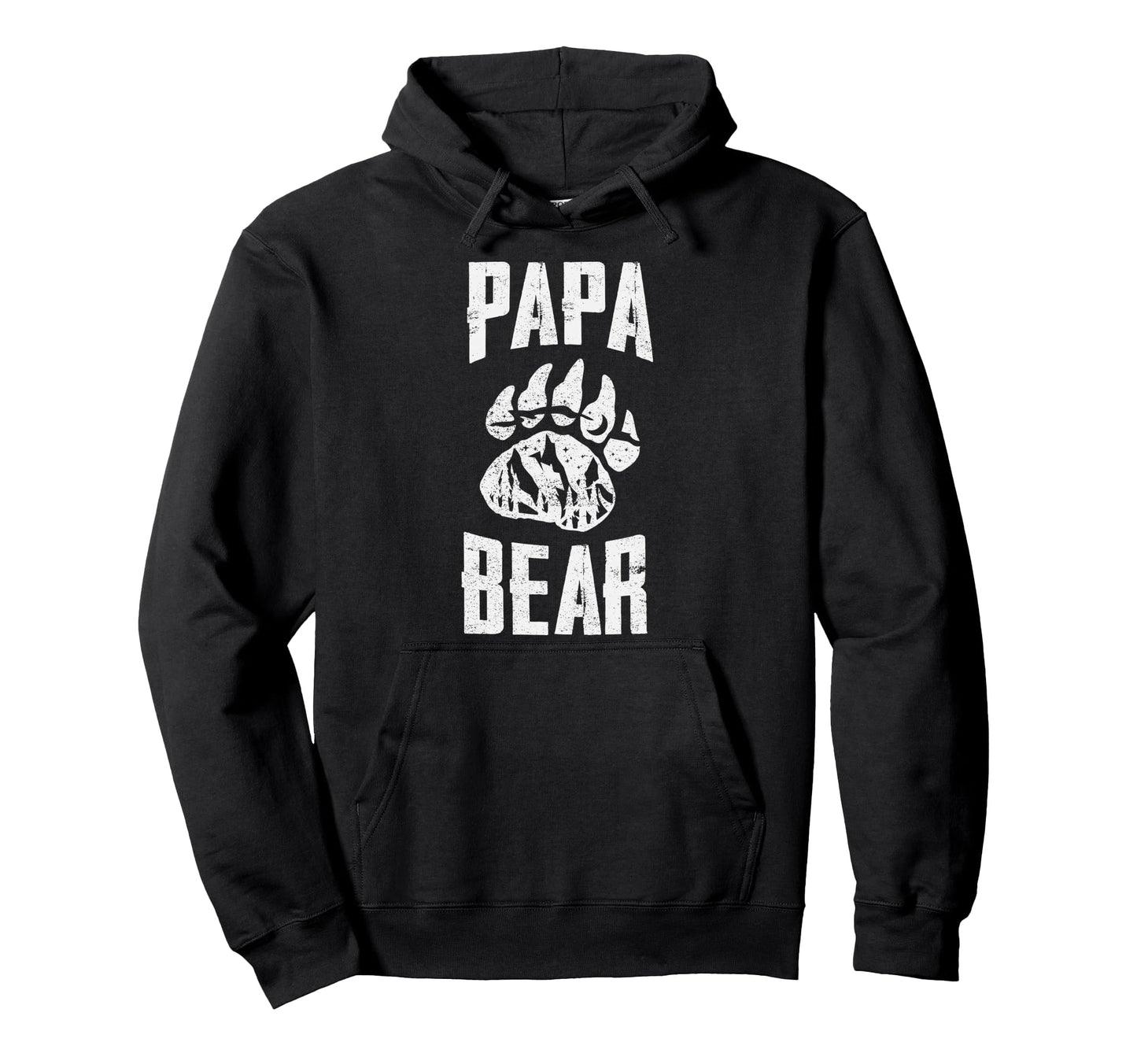 Papa Bear Claw Paw Dad Hoodie - Streetwear Style Men Women - T-Shirt, Sweatshirt, Hoodie