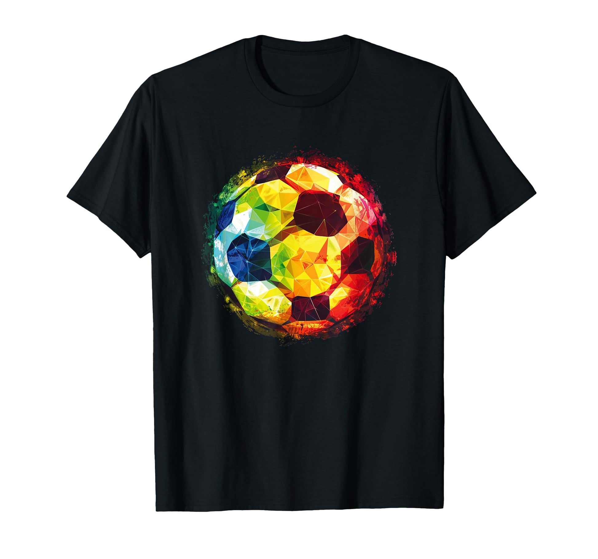 Soccer Ball Football Player And Fan T-Shirt - Custom Art Print Unisex - T-Shirt, Sweatshirt, Hoodie