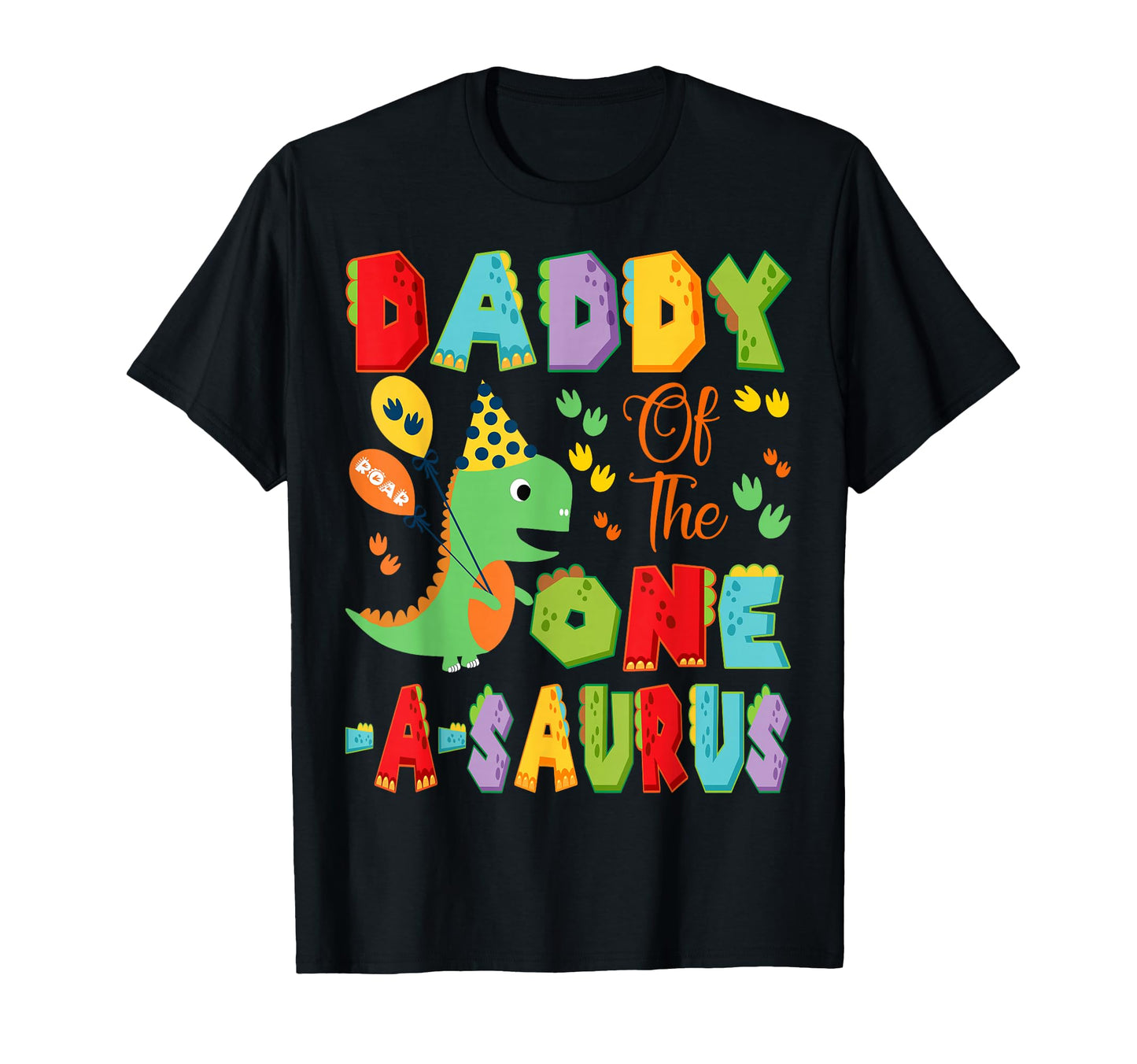 Daddy One Saurus 1St Birthday Dinosaur T-Shirt - Trendy Graphic Men Women - T-Shirt, Sweatshirt, Hoodie