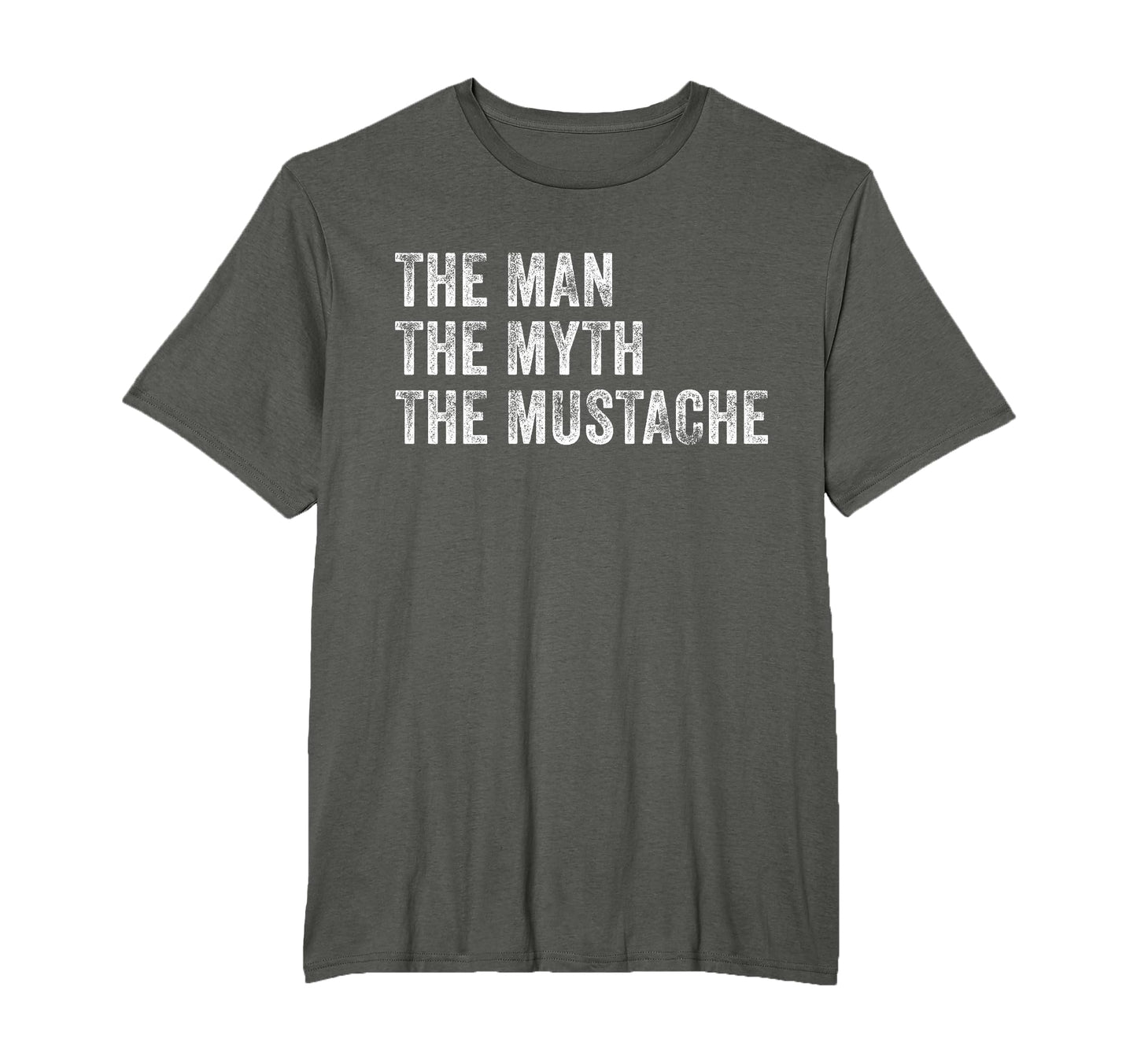 Funny Myth Mustache Moustache T-Shirt - Minimalist Print Unisex - T-Shirt, Sweatshirt, Hoodie