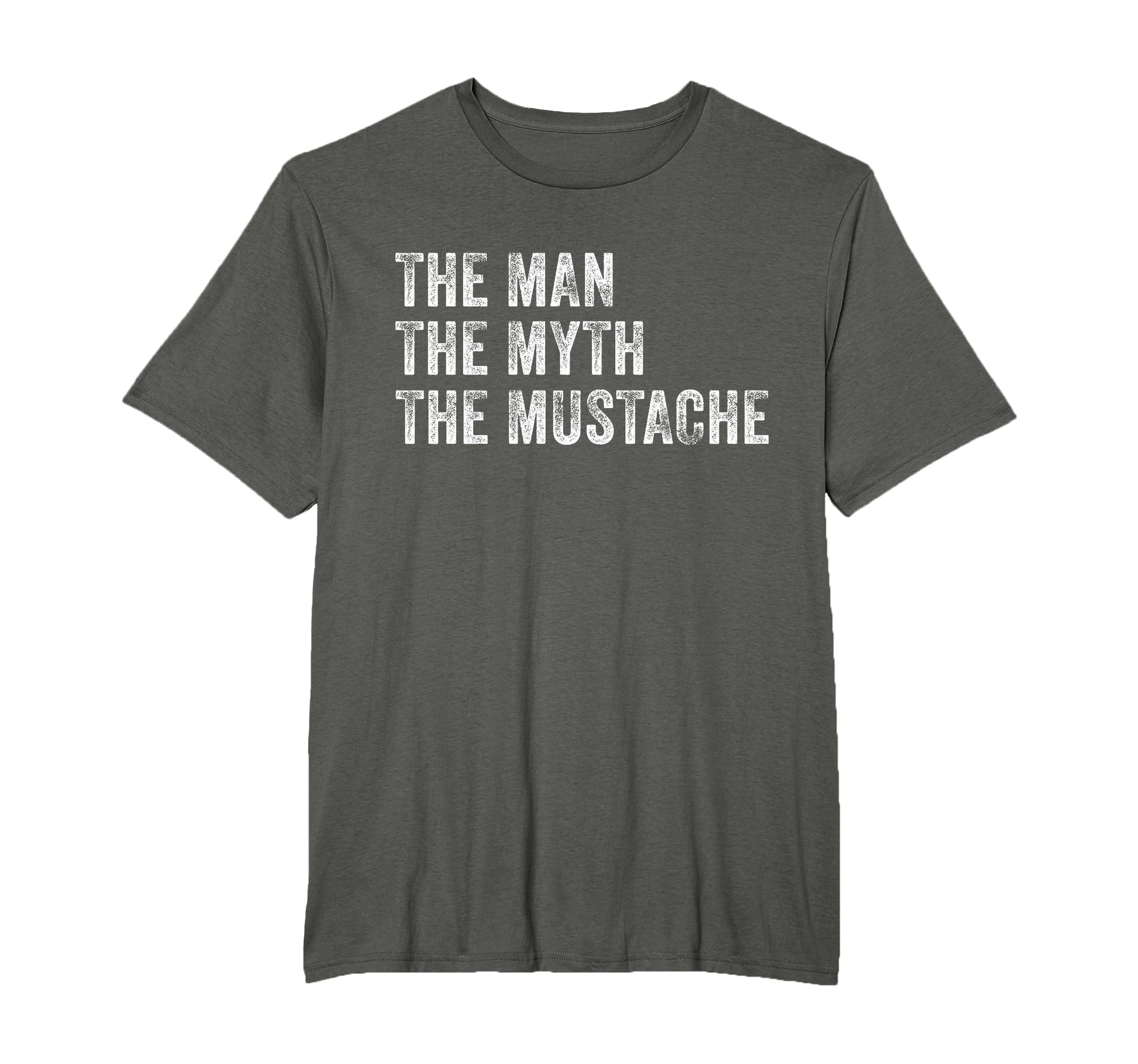 Funny Myth Mustache Moustache T-Shirt - Minimalist Print Unisex - T-Shirt, Sweatshirt, Hoodie