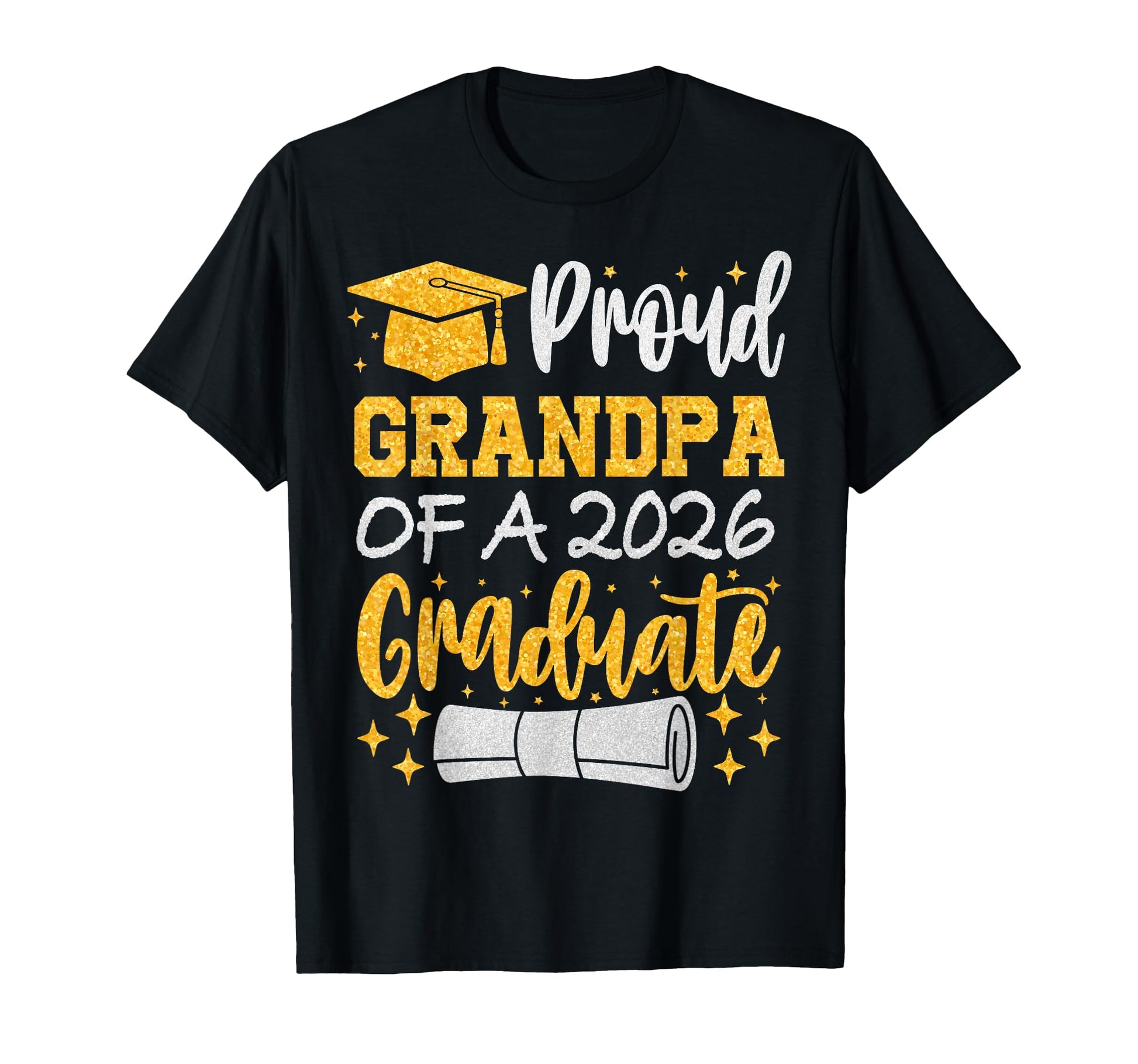 Proud Grandpa 2026 Graduate Class T-Shirt - Casual Everyday Wear Men Women - T-Shirt, Sweatshirt, Hoodie