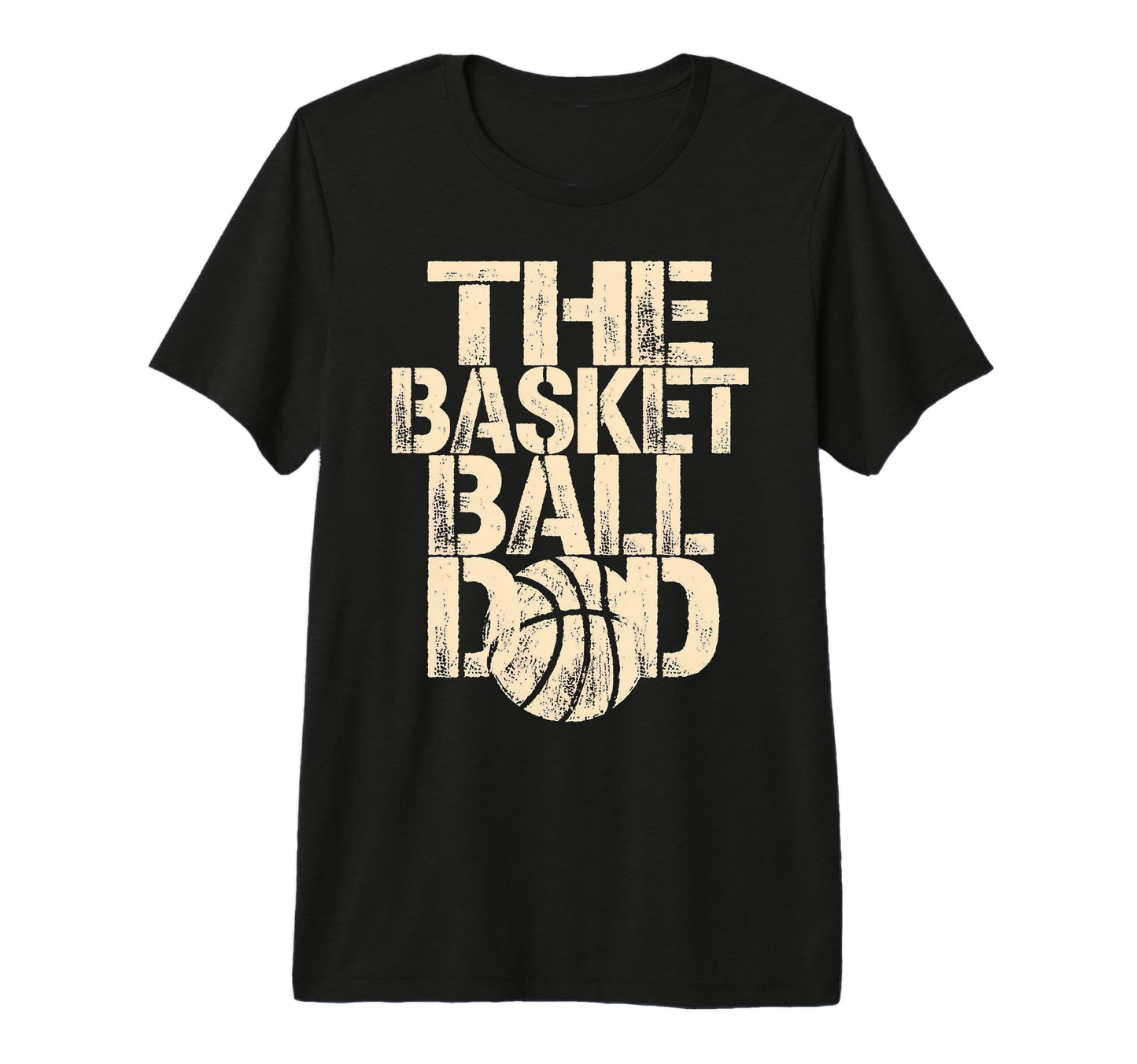 Basketball Dad Tri Blend T-Shirt - Casual Everyday Wear Unisex - T-Shirt, Sweatshirt, Hoodie