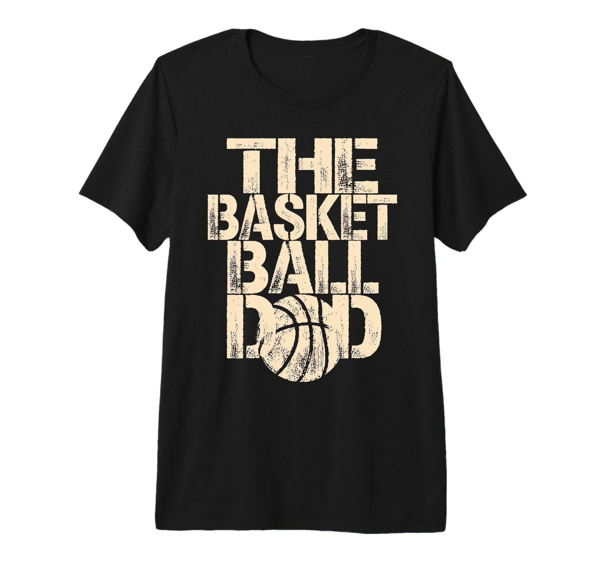 Basketball Dad Tri Blend T-Shirt - Casual Everyday Wear Unisex - T-Shirt, Sweatshirt, Hoodie