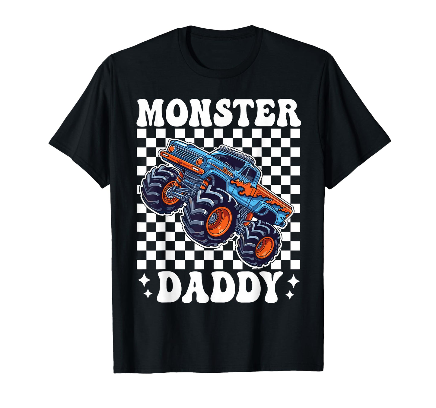 Monster Truck Daddy Family Matching T-Shirt - Custom Art Print Men Women - T-Shirt, Sweatshirt, Hoodie