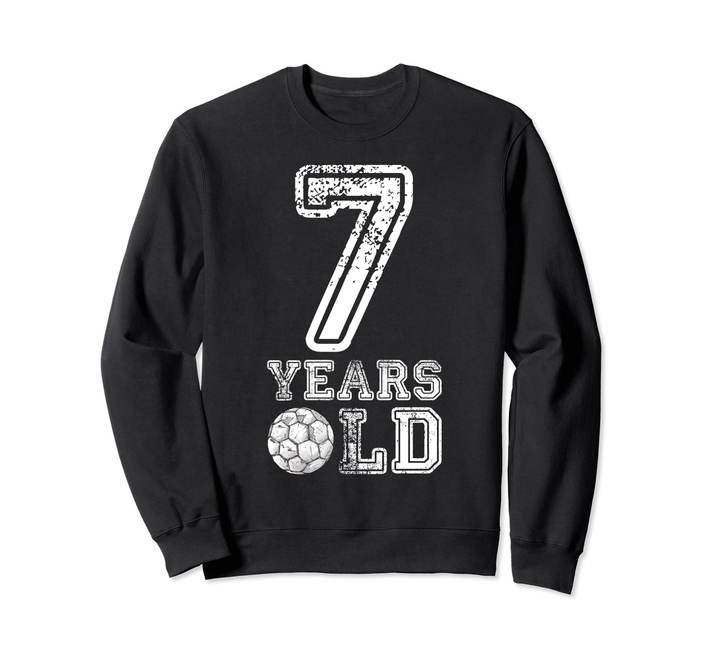 7 Years Old Soccer Sports Birthday 7Th Sweatshirt - Unique Graphic Unisex - T-Shirt, Sweatshirt, Hoodie