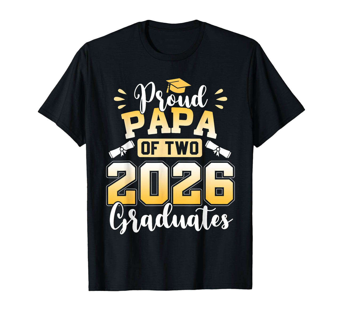 Proud Two Class 2026 Graduation Matching T-Shirt - Unique Graphic Unisex - T-Shirt, Sweatshirt, Hoodie