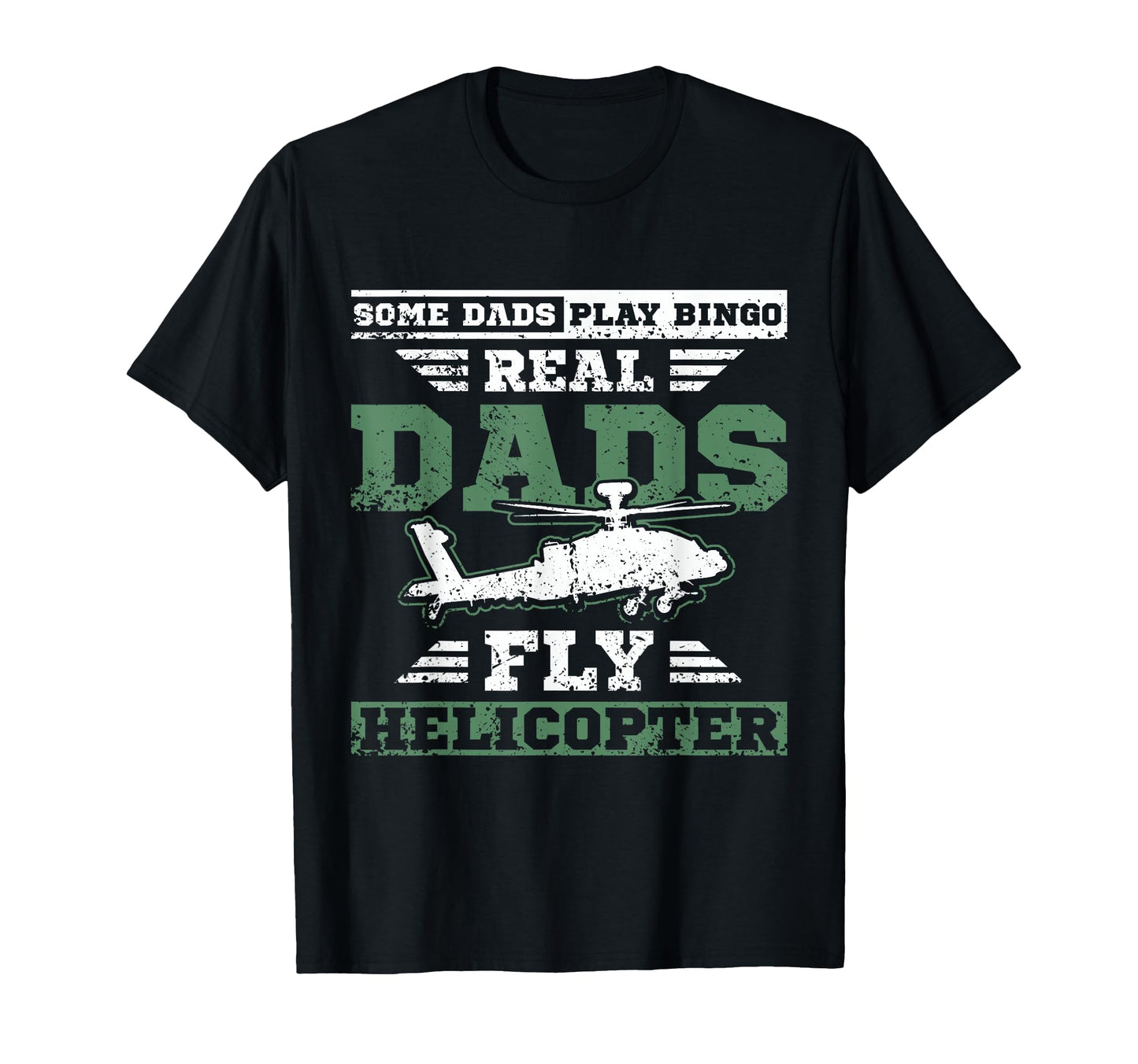 Fathers Day Military Daddy Helicopter T-Shirt - Minimalist Print Men Women - T-Shirt, Sweatshirt, Hoodie