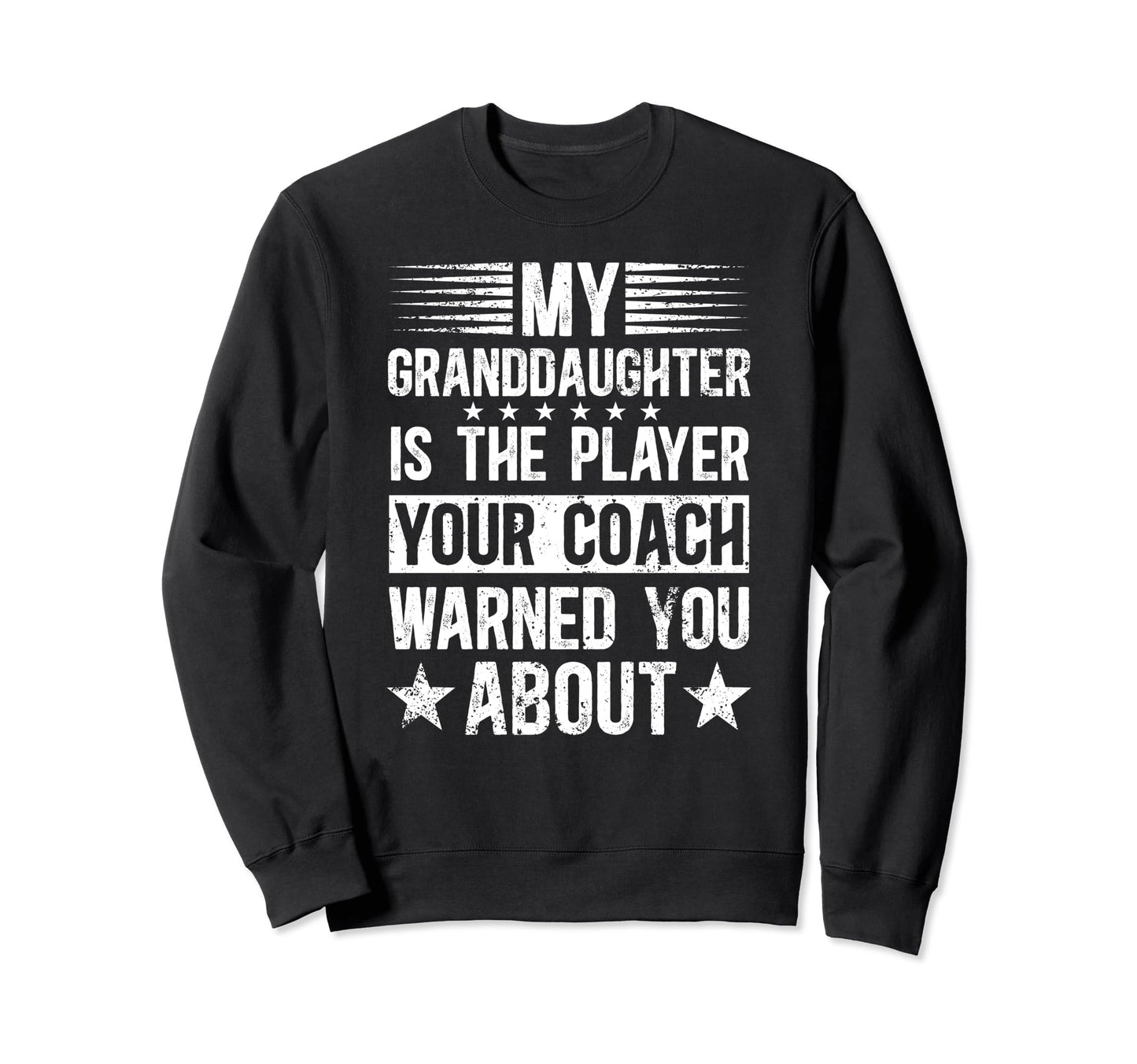 My Granddaughter Soccer Grandpa Sweatshirt - Custom Art Print Men Women - T-Shirt, Sweatshirt, Hoodie