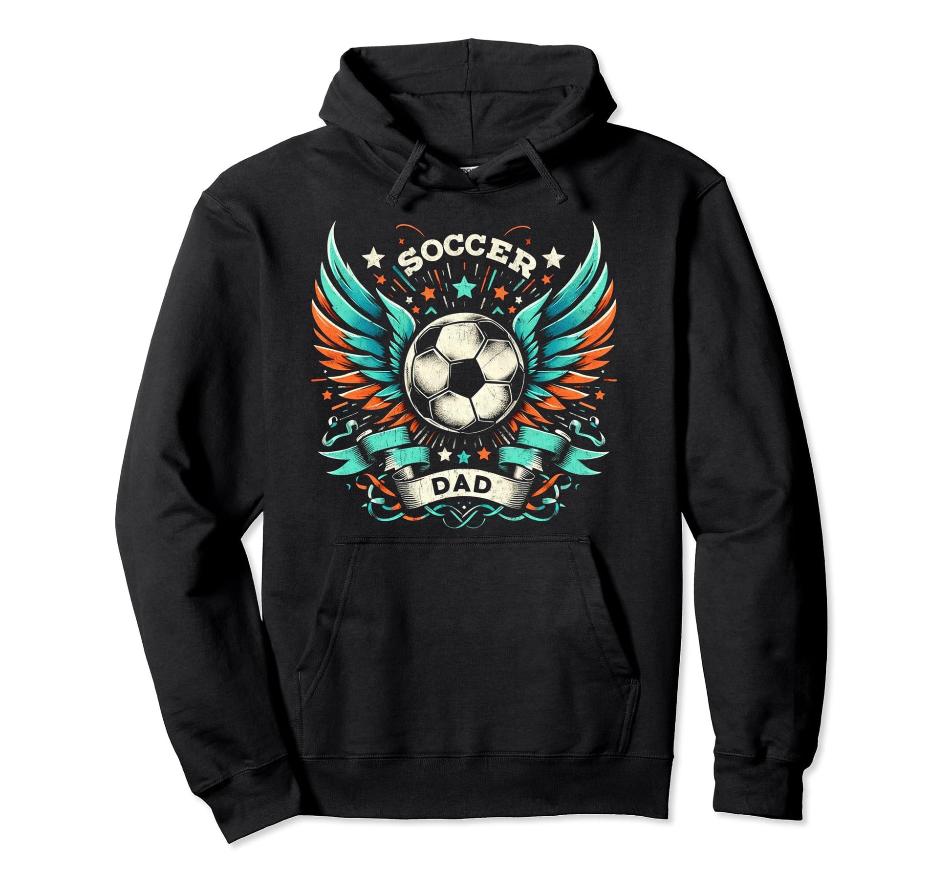 Soccer Dad Family Matching Dad Fathers Hoodie - Unique Graphic Men Women - T-Shirt, Sweatshirt, Hoodie