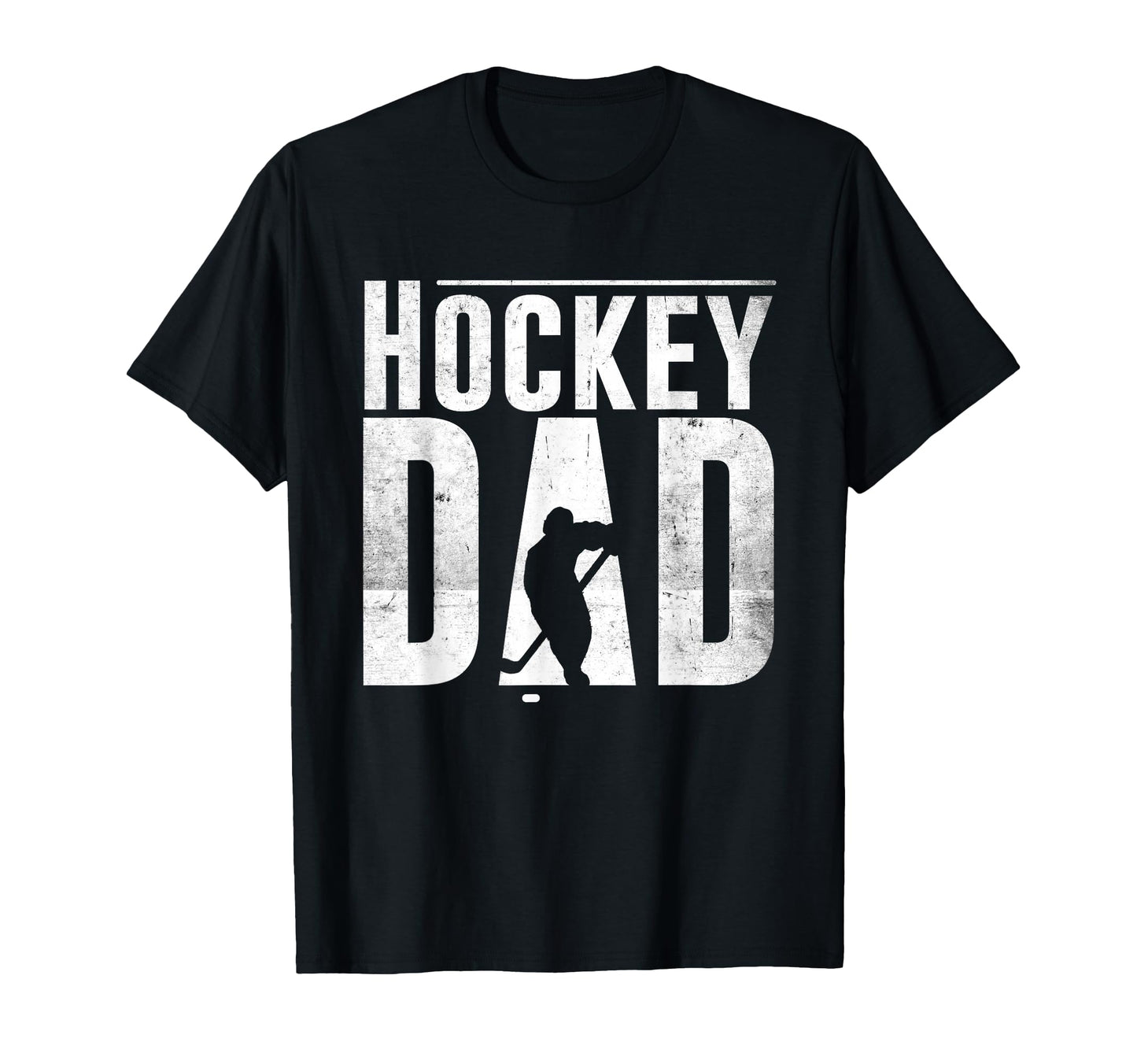 Hockey Dad Hockey Silhouette Gift T-Shirt - Fun Novelty Design Men Women - T-Shirt, Sweatshirt, Hoodie