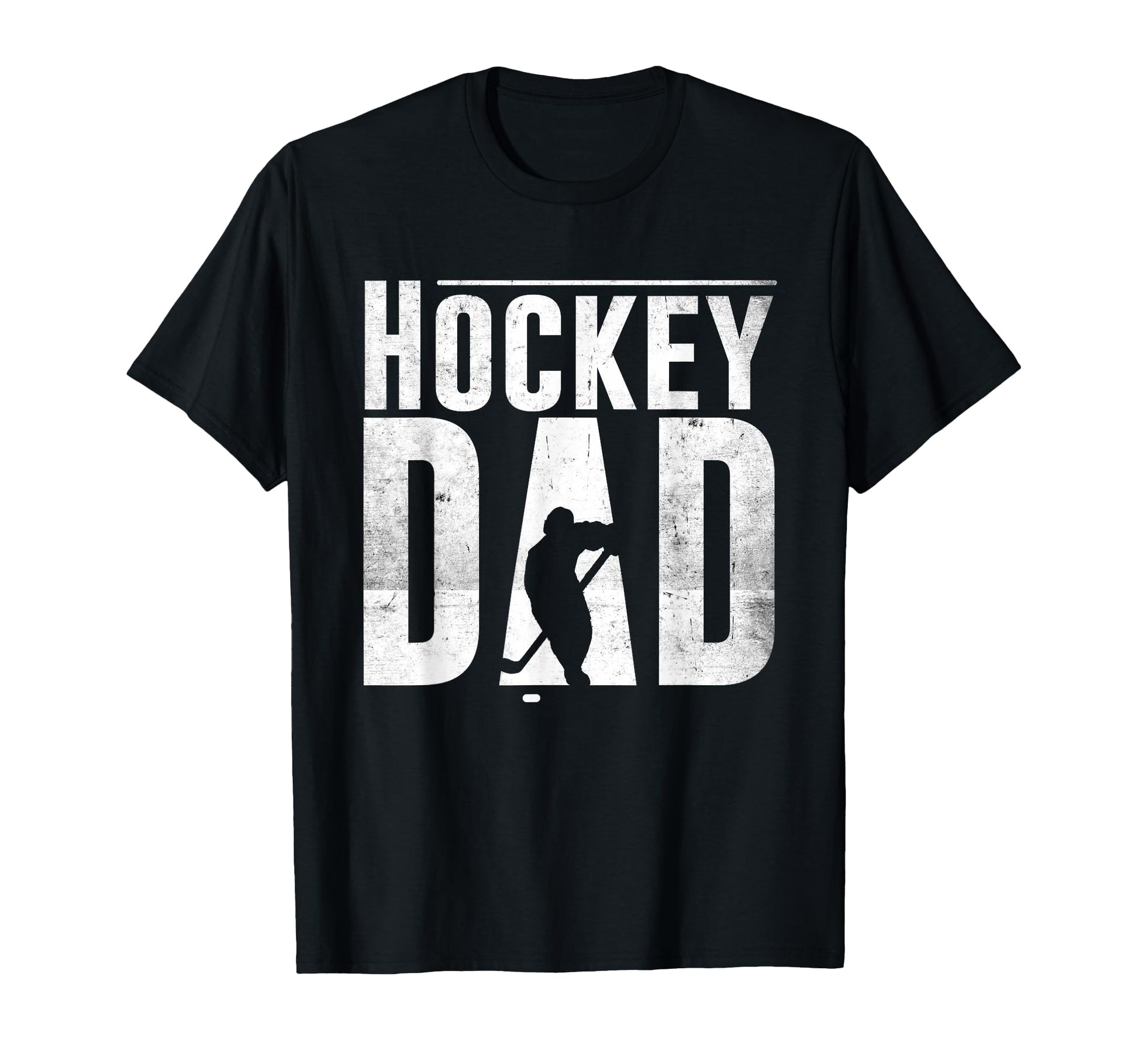 Hockey Dad Hockey Silhouette Gift T-Shirt - Fun Novelty Design Men Women - T-Shirt, Sweatshirt, Hoodie