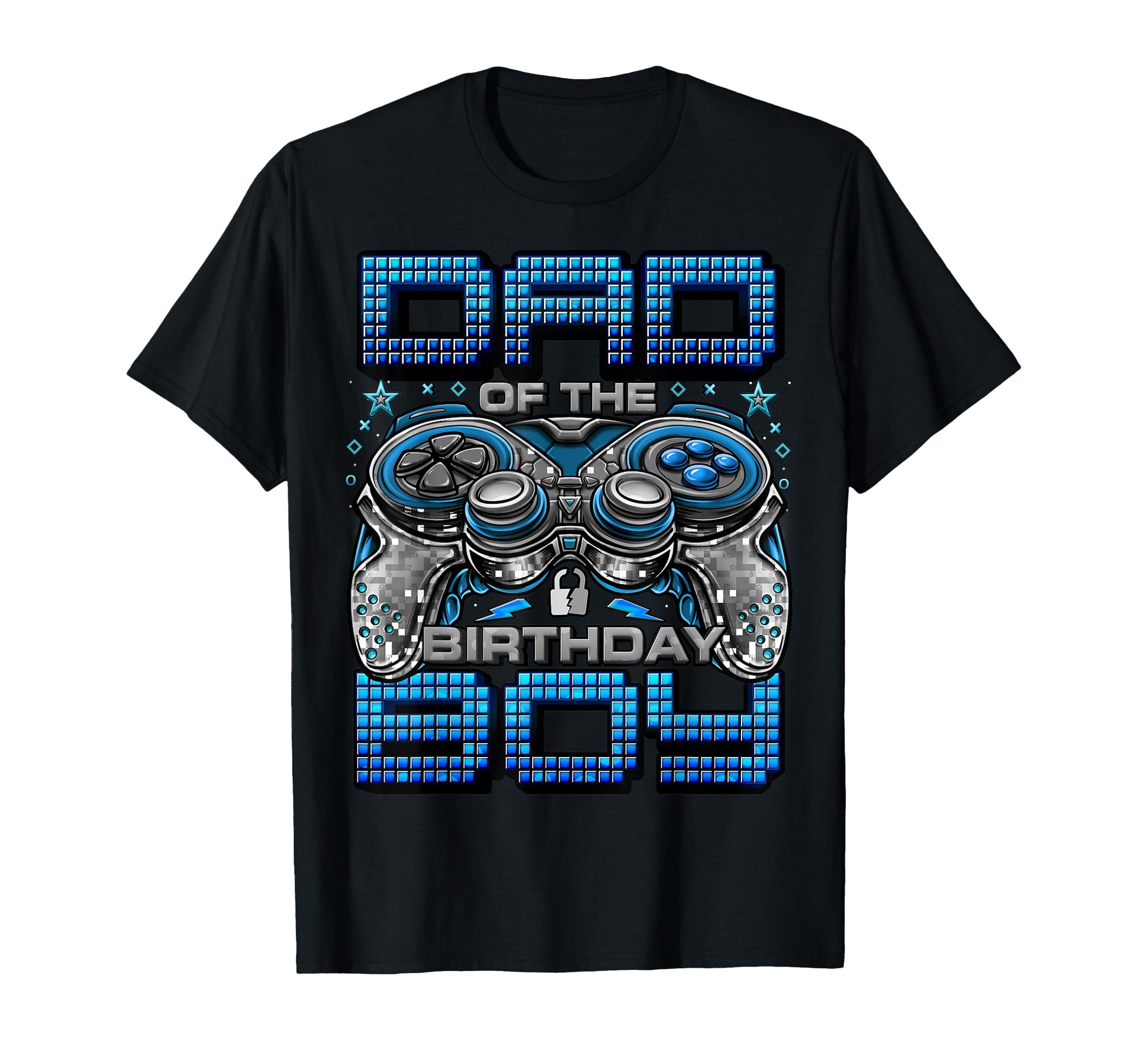 Dad Birthday Video Gamer Birthday Party T-Shirt - Graphic Print Men Women - T-Shirt, Sweatshirt, Hoodie