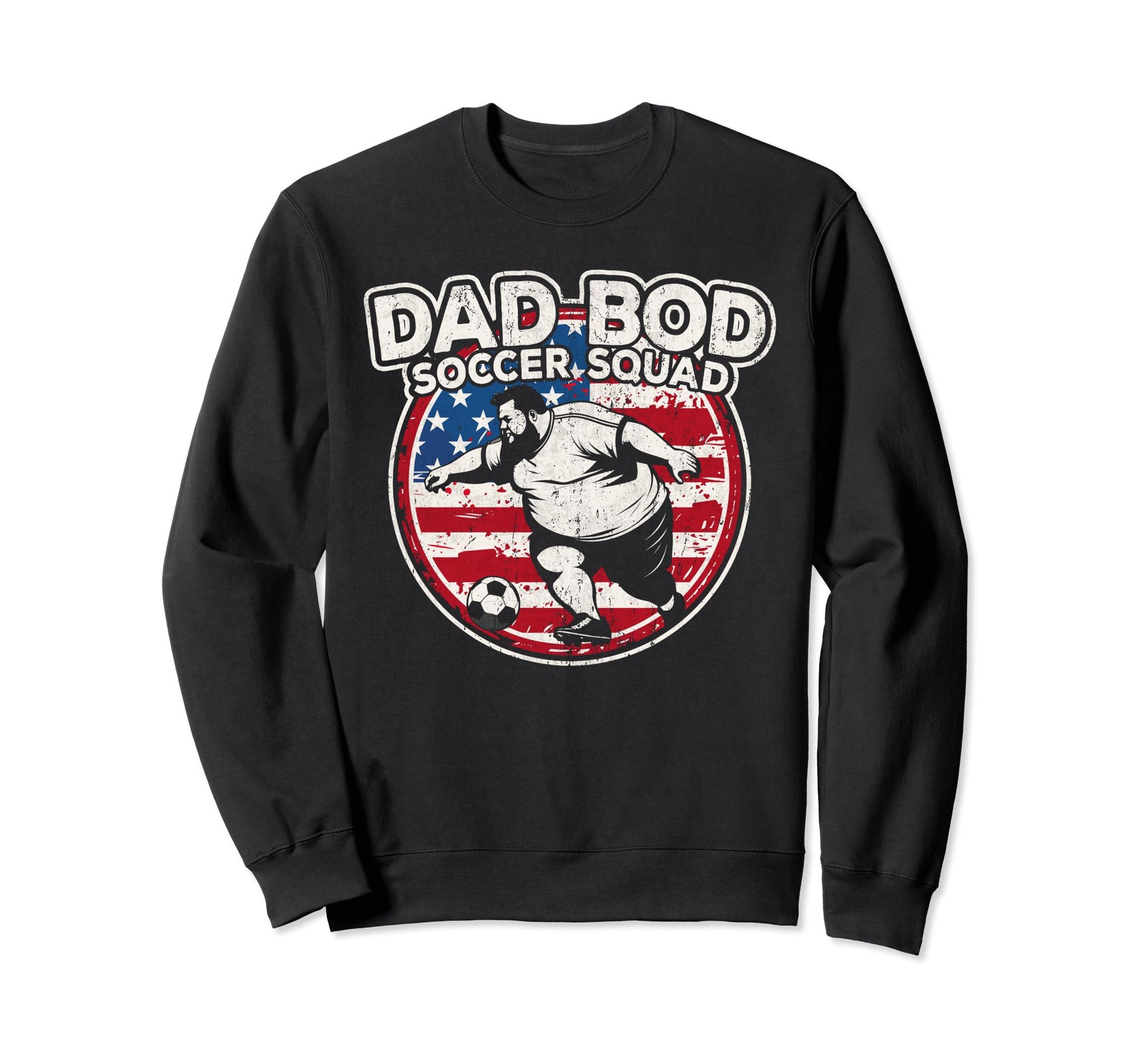 Dad Bod Soccer Squad Soccer Sweatshirt - Casual Everyday Wear for Adults - T-Shirt, Sweatshirt, Hoodie