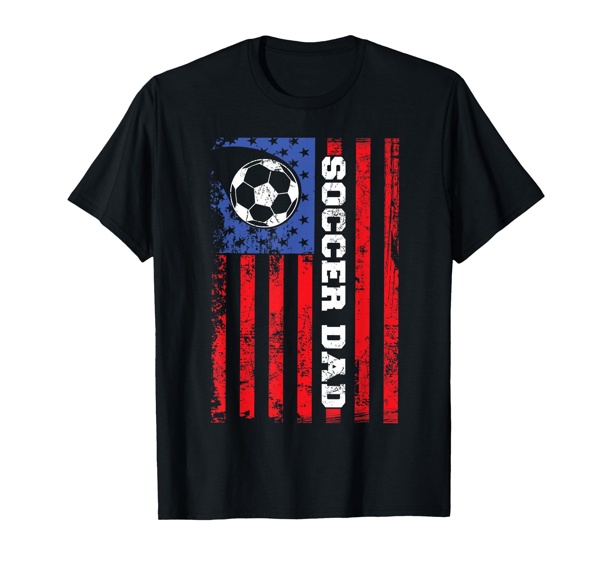 Soccer Dad Usa Flag All American T-Shirt - Aesthetic Graphic for Adults - T-Shirt, Sweatshirt, Hoodie
