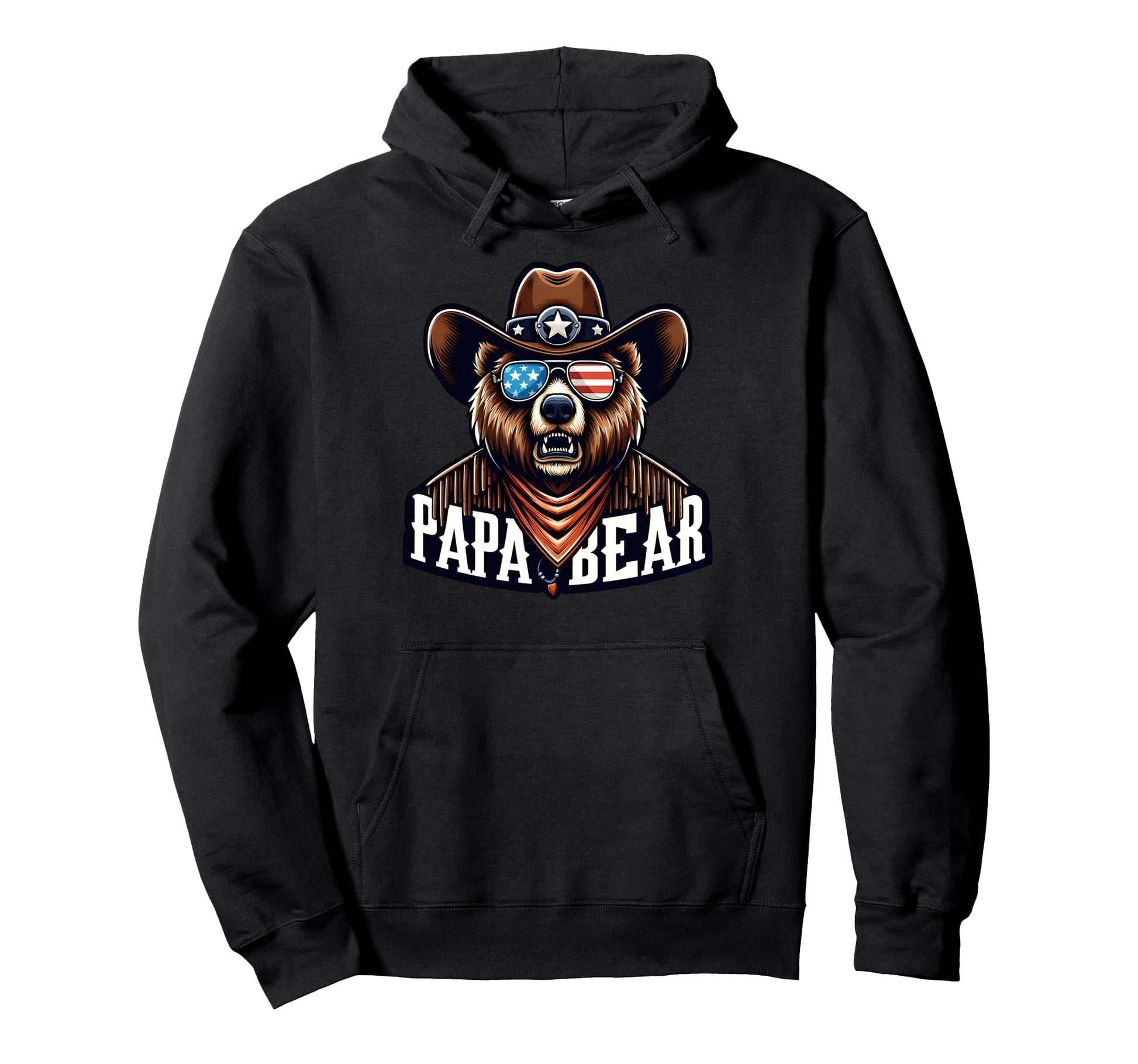 Papa Bear Gifts Funny Birthday Fun Gift Hoodie - Graphic Print Men Women - T-Shirt, Sweatshirt, Hoodie