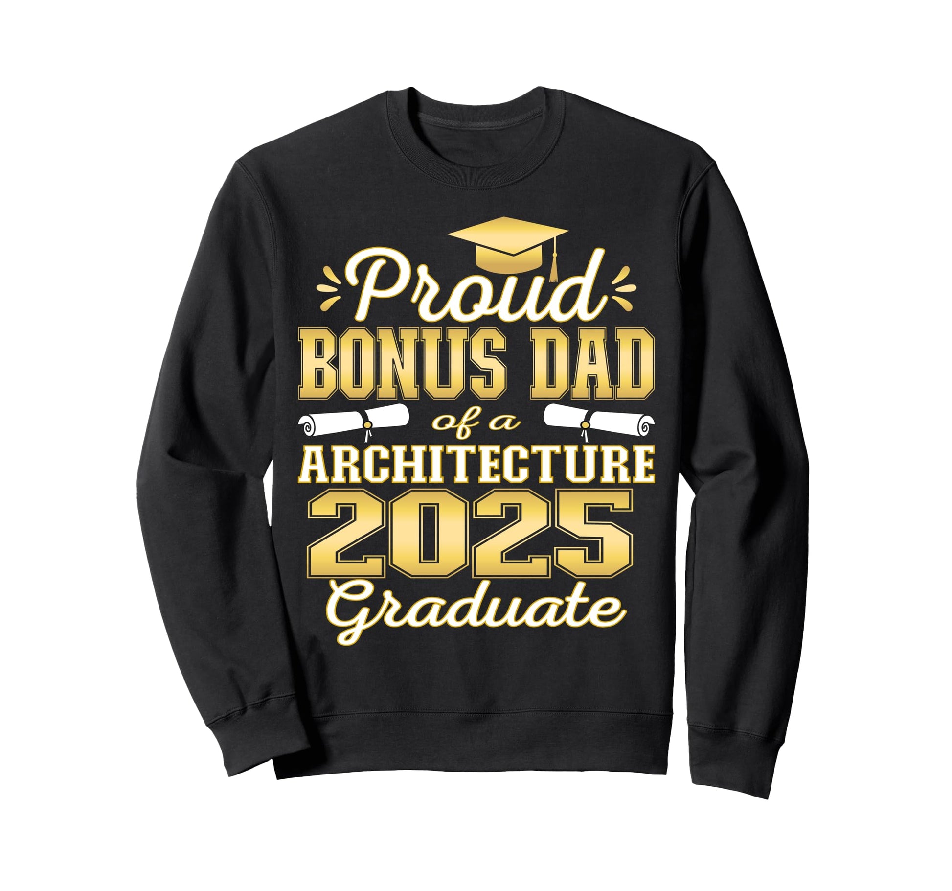 Super Proud Bonus Dad 2025 Sweatshirt - Minimalist Print Men Women - T-Shirt, Sweatshirt, Hoodie