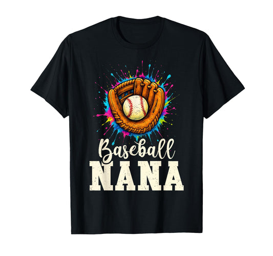 Baseball Nana Baseball Player T-Shirt - Aesthetic Graphic for Adults - T-Shirt, Sweatshirt, Hoodie