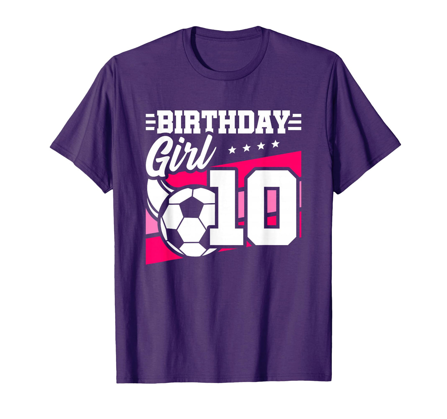 Soccer Birthday Party 10 Year Old 10Th T-Shirt - Trendy Graphic Unisex - T-Shirt, Sweatshirt, Hoodie