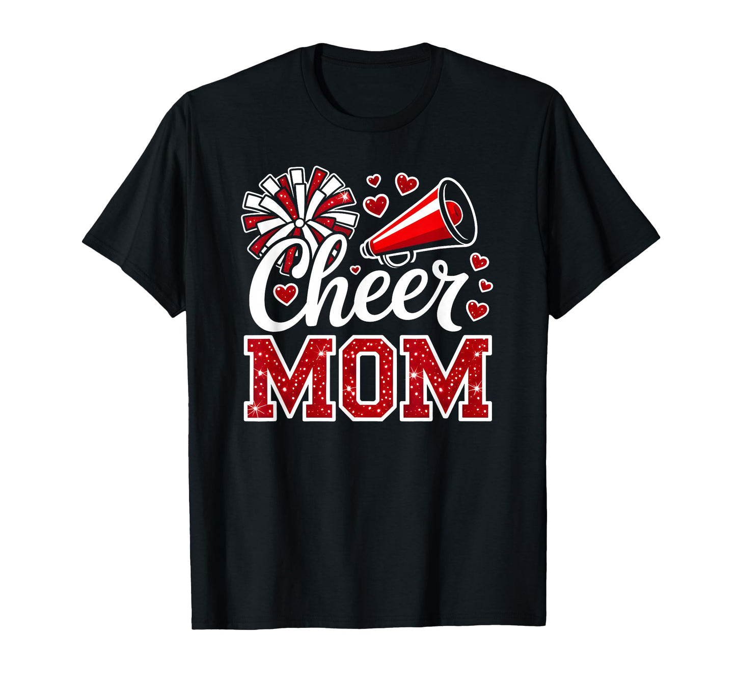 Cheer Mom Cheerleader Football Mom T-Shirt - Aesthetic Graphic Men Women - T-Shirt, Sweatshirt, Hoodie