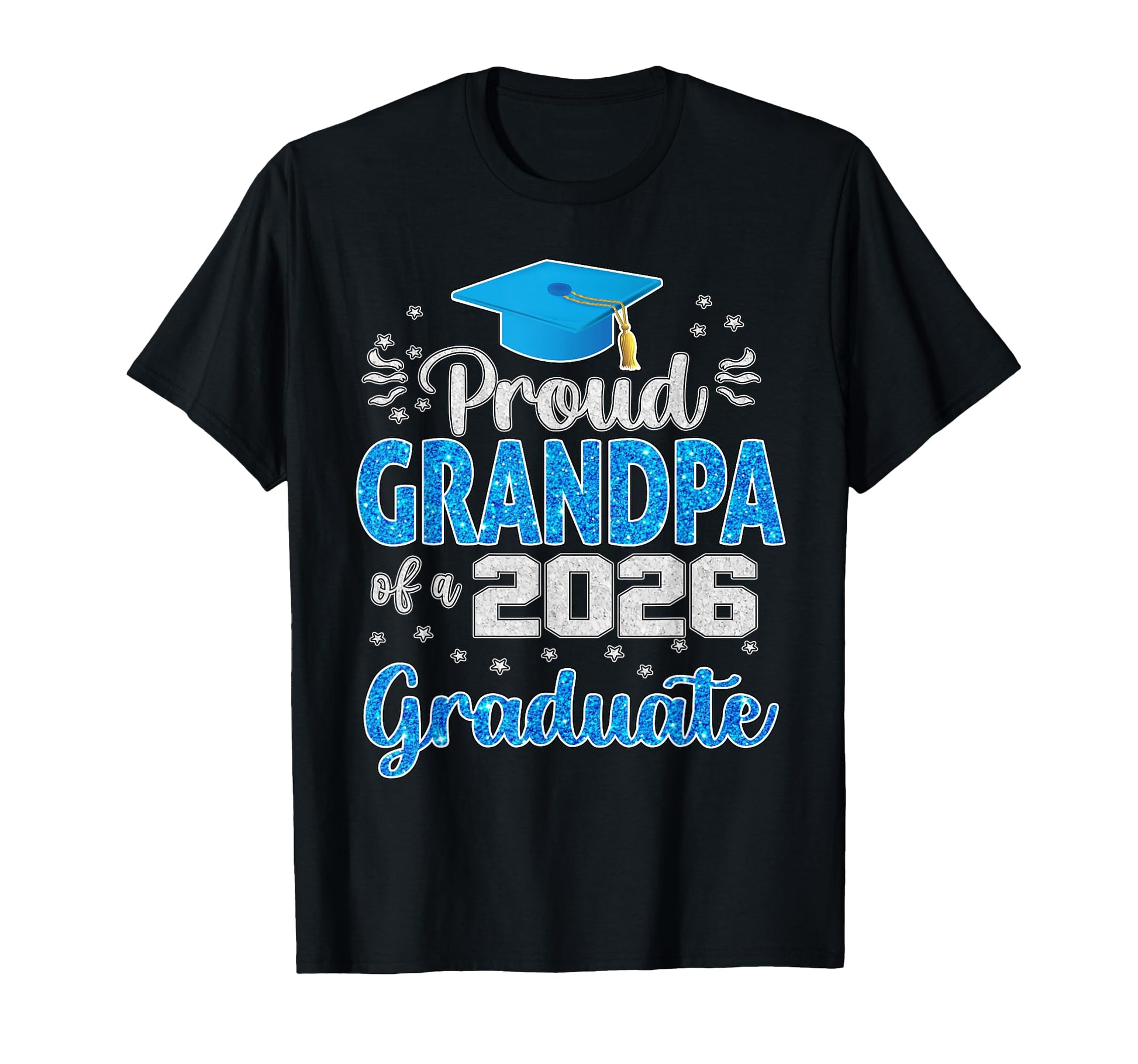 Proud Grandpa Class 2026 Graduate T-Shirt - Novelty Apparel Men Women - T-Shirt, Sweatshirt, Hoodie