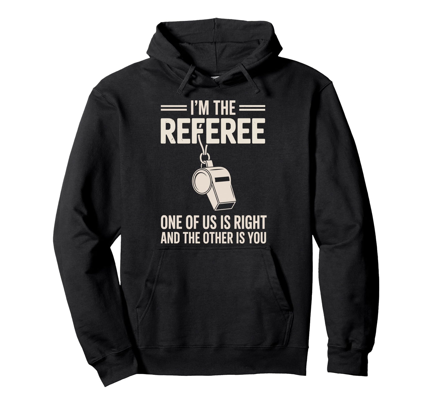 Funny Referee Art Soccer Football Referee Hoodie - Graphic Print Unisex - T-Shirt, Sweatshirt, Hoodie