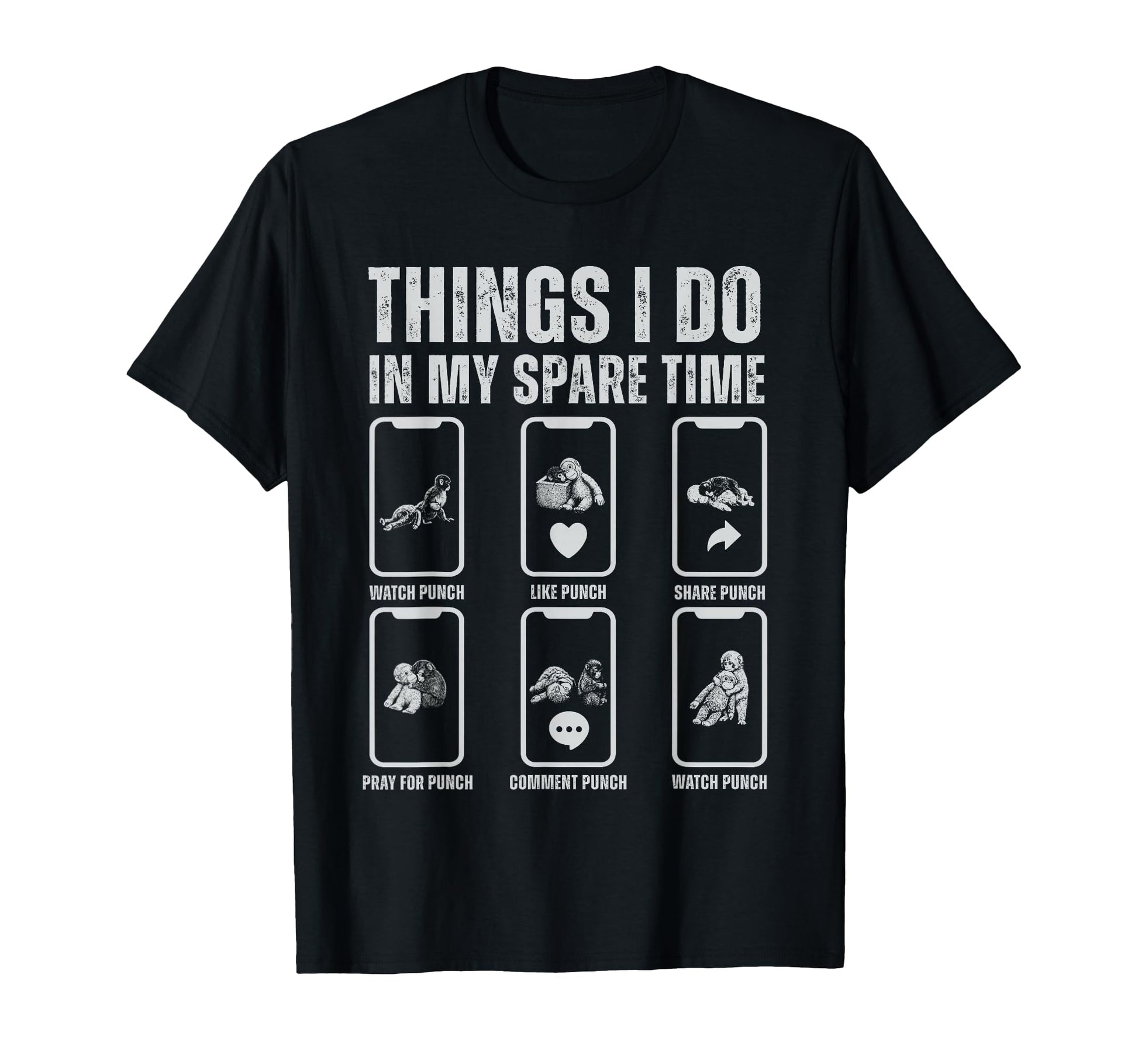 Things I Do My Spare Time Punch T-Shirt - Aesthetic Graphic Men Women - T-Shirt, Sweatshirt, Hoodie