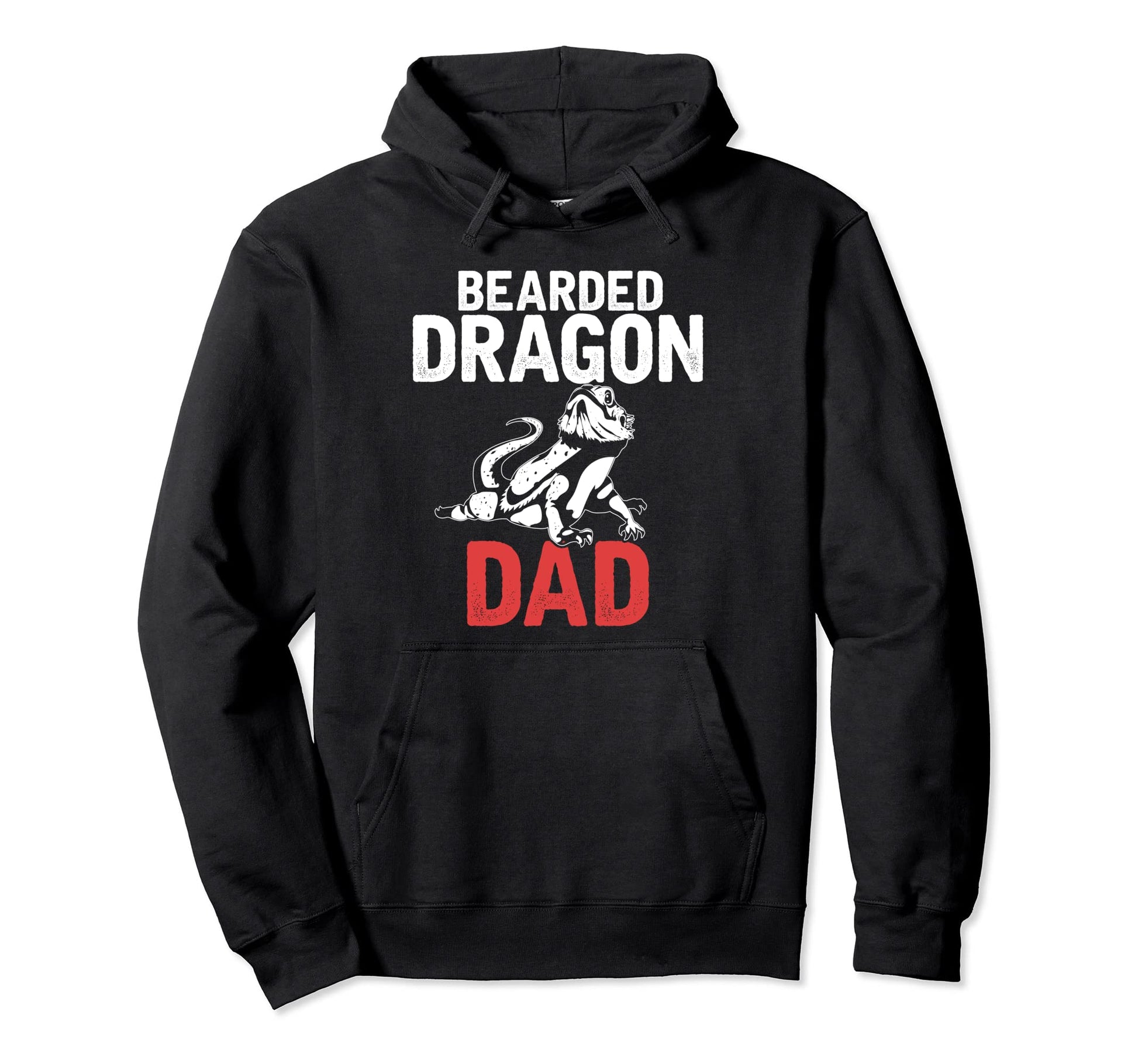 Bearded Dragon Dad Reptile Animal Lizard Hoodie - Minimalist Print Unisex - T-Shirt, Sweatshirt, Hoodie