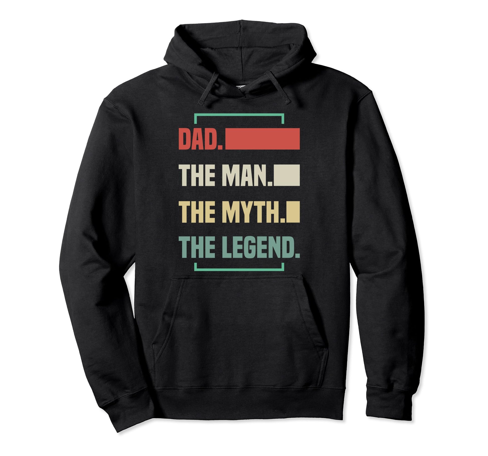 Dad Myth Legend Papa Funny Fathers Day Hoodie - Graphic Print Men Women - T-Shirt, Sweatshirt, Hoodie