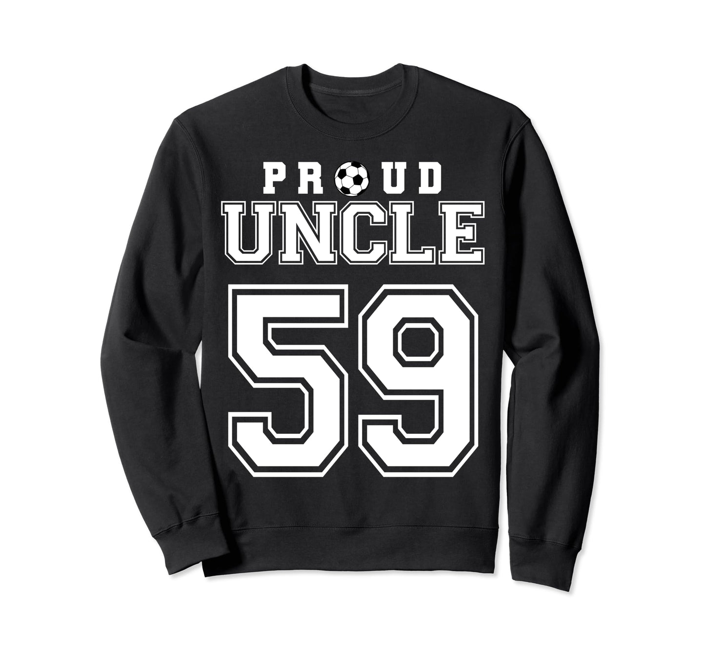 Number 59 Custom Proud Soccer Futbol Sweatshirt - Trendy Graphic Unisex - T-Shirt, Sweatshirt, Hoodie