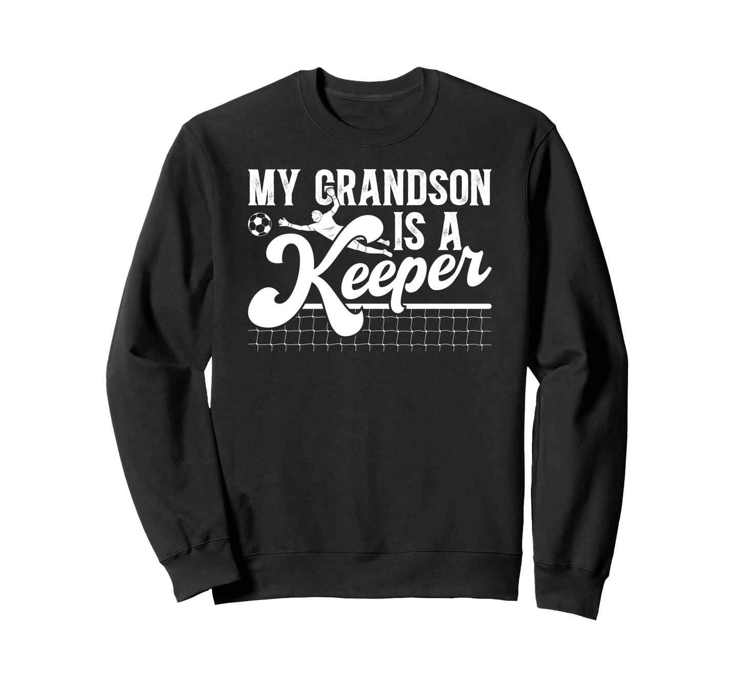 Proud Soccer Keeper Papa Soccer Sweatshirt - Aesthetic Graphic Unisex - T-Shirt, Sweatshirt, Hoodie