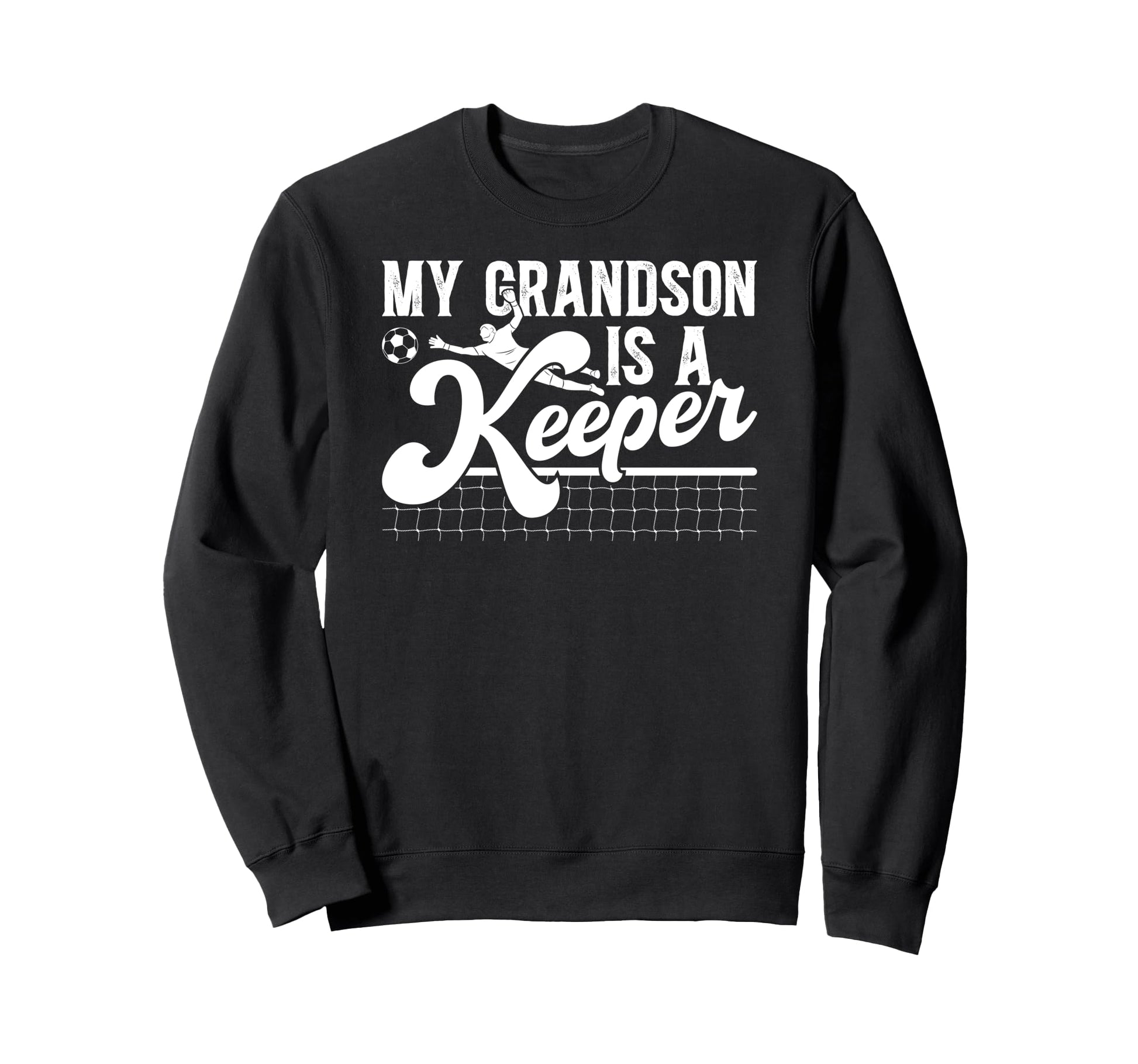 Proud Soccer Keeper Papa Soccer Sweatshirt - Aesthetic Graphic Unisex - T-Shirt, Sweatshirt, Hoodie