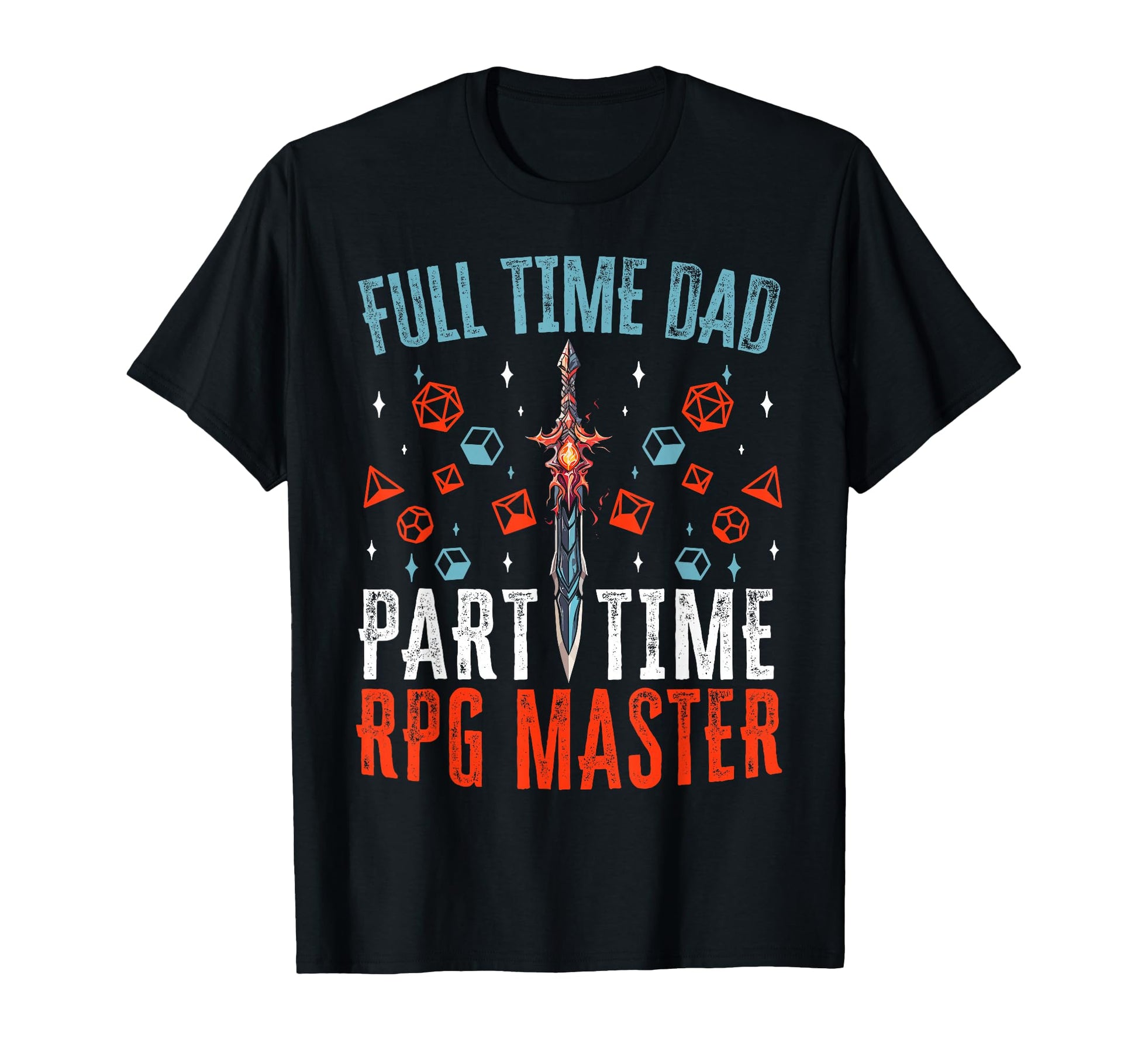 Rpg Master D20 Gaming Dad Tabletop Games T-Shirt - Custom Art Print Unisex - T-Shirt, Sweatshirt, Hoodie