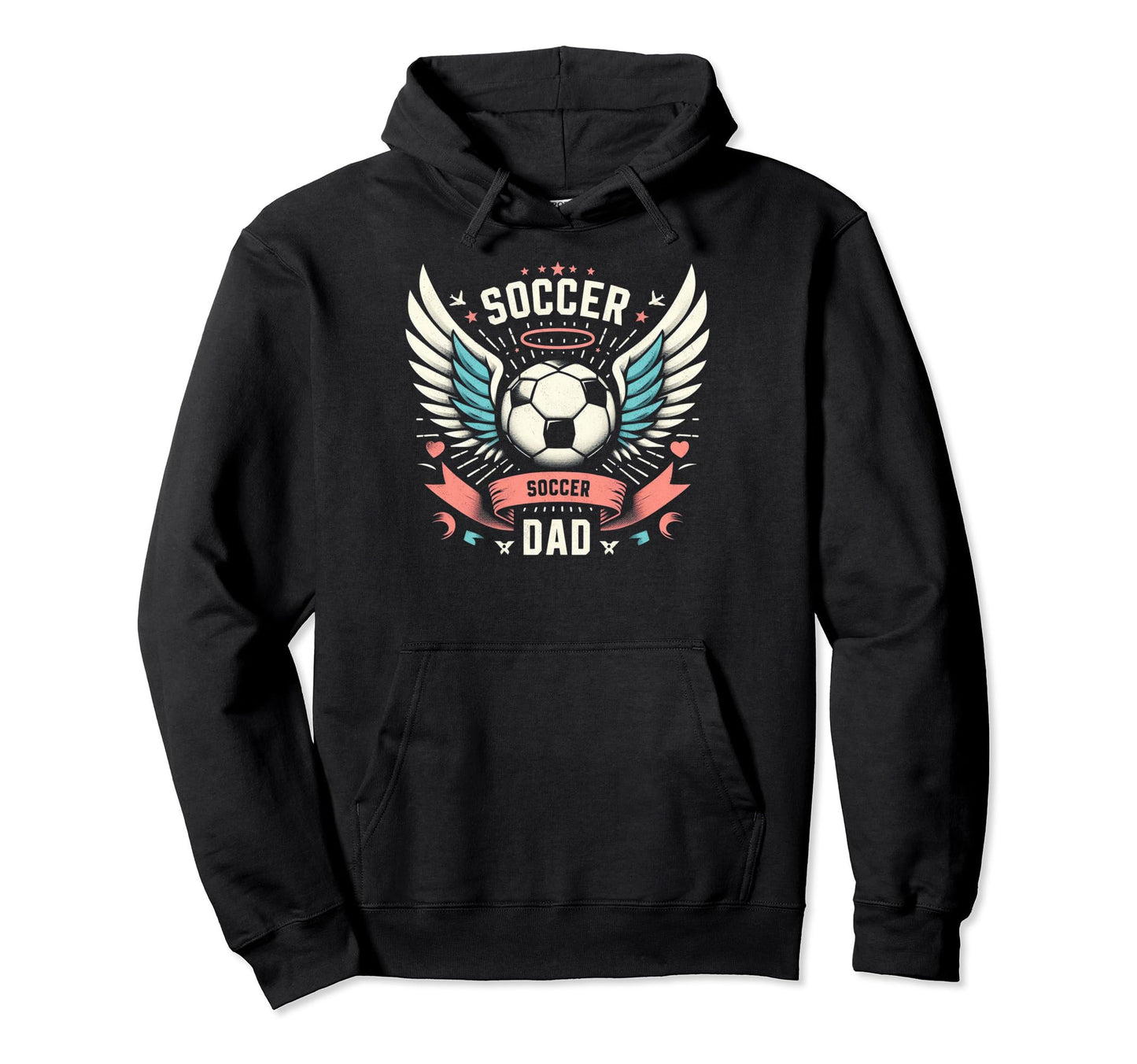 Soccer Dad Family Matching Dad Hoodie - Aesthetic Graphic Men Women - T-Shirt, Sweatshirt, Hoodie