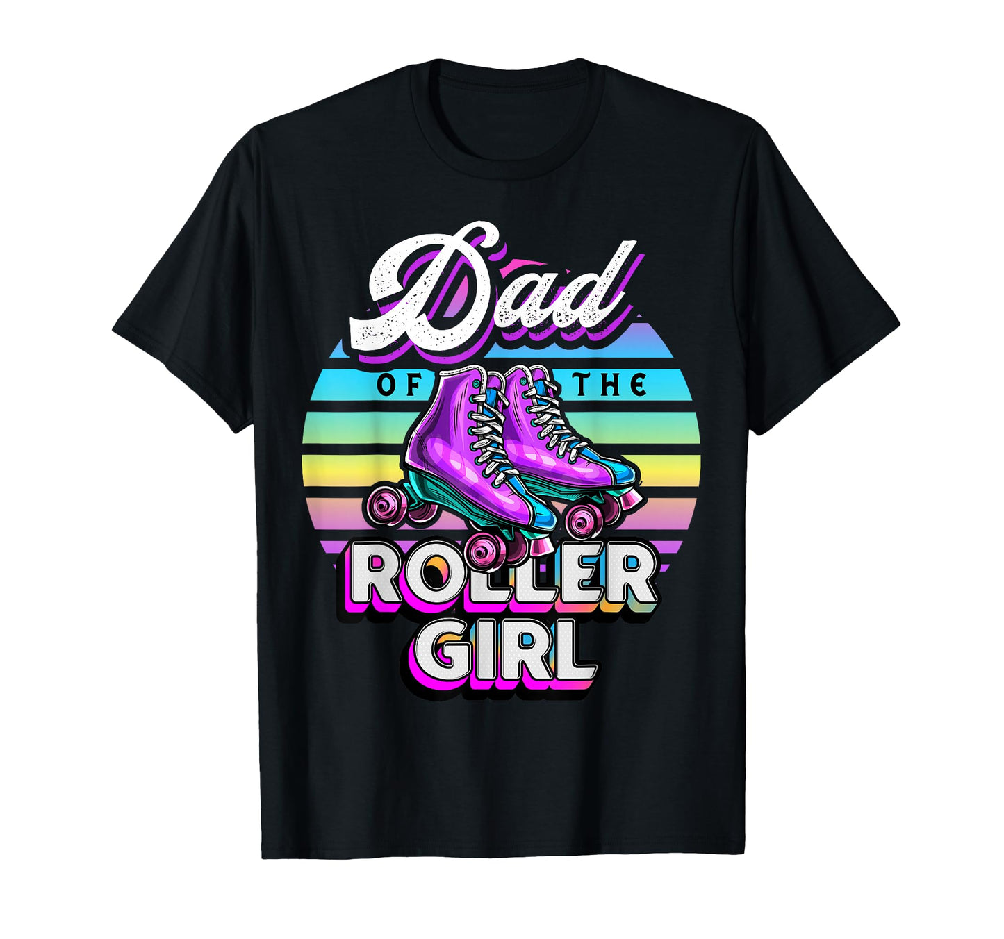 Dad Roller Roller Skating Birthday T-Shirt - Trendy Graphic Men Women - T-Shirt, Sweatshirt, Hoodie