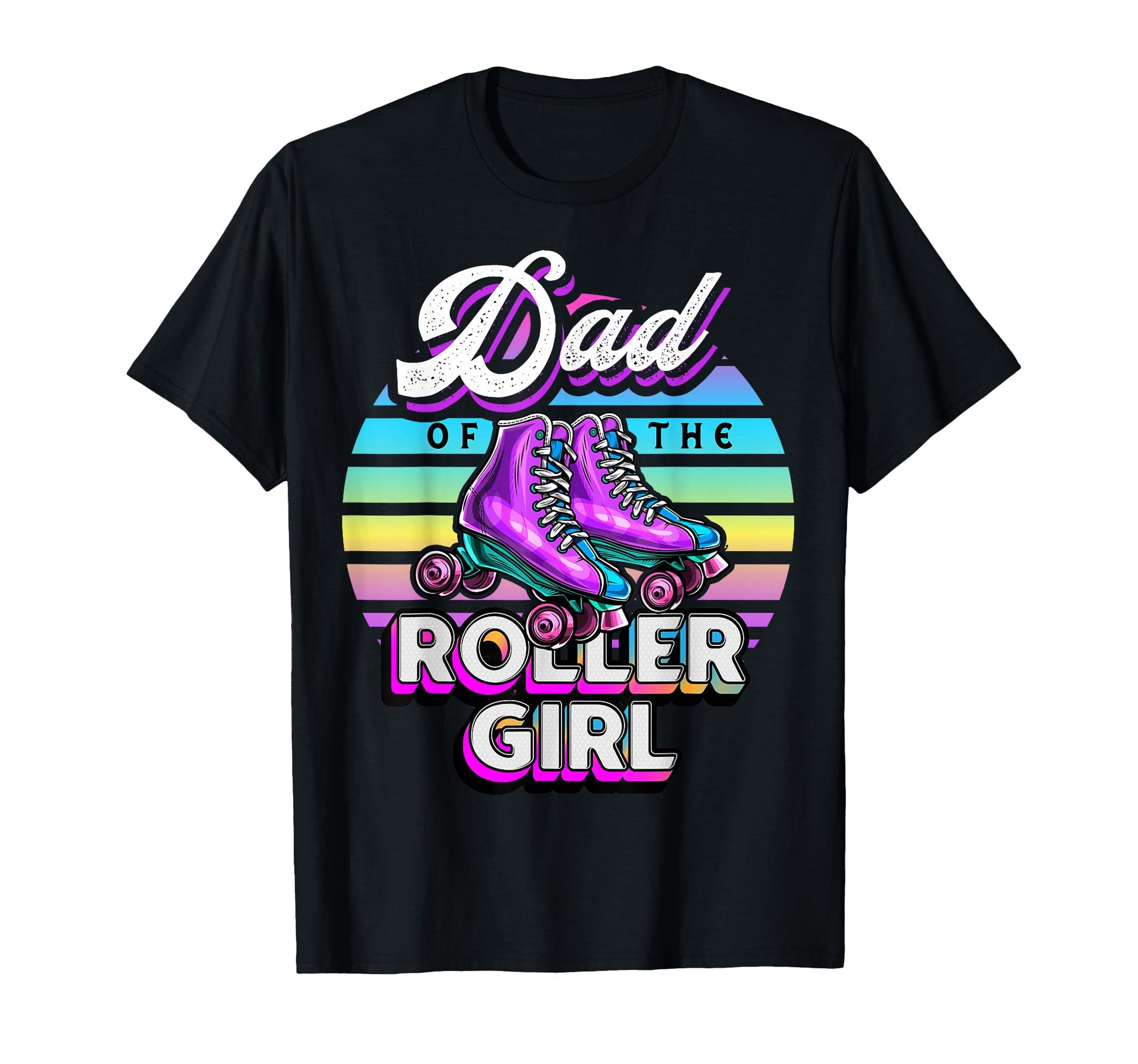 Dad Roller Roller Skating Birthday T-Shirt - Trendy Graphic Men Women - T-Shirt, Sweatshirt, Hoodie