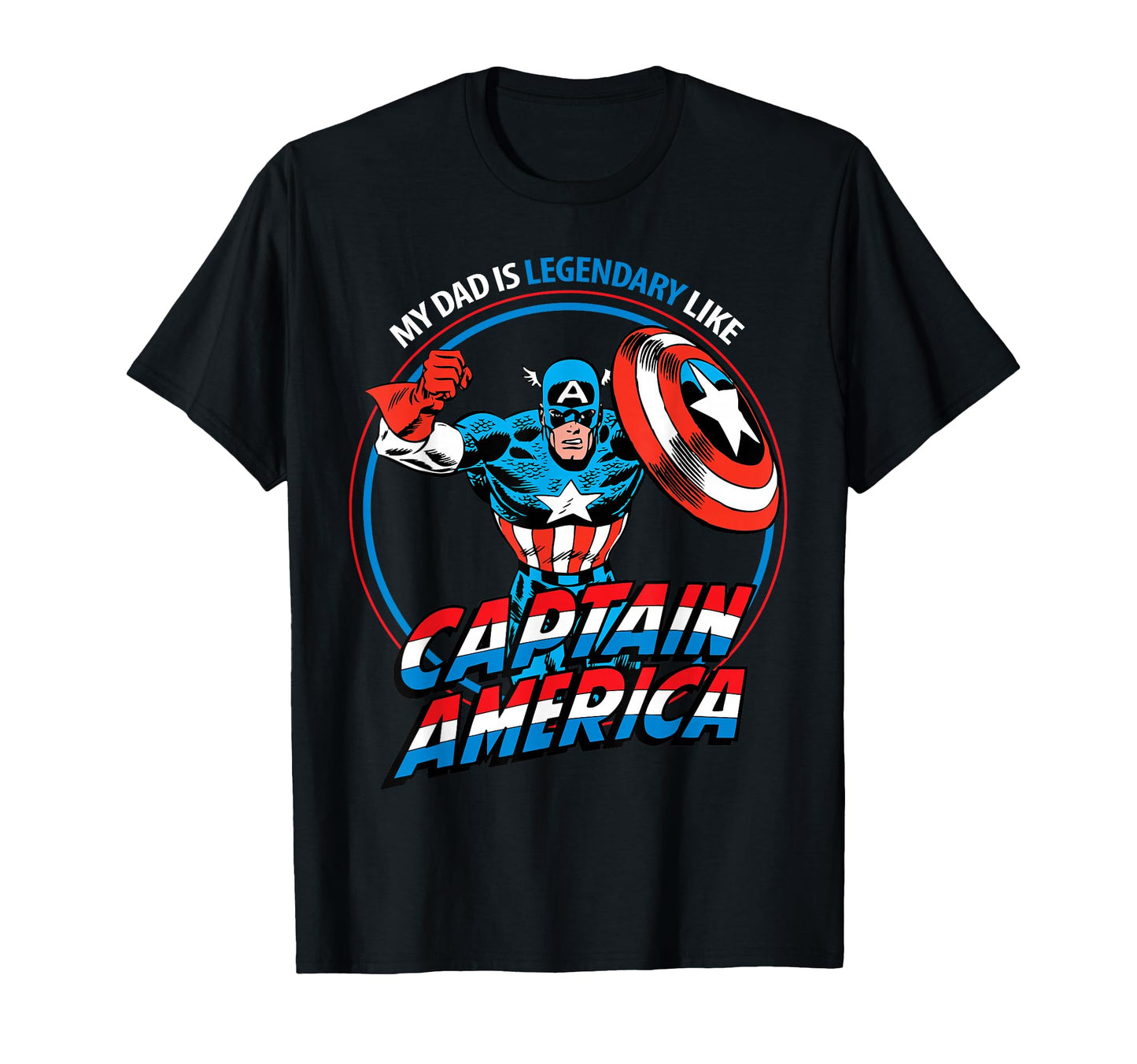 Marvel My Dad Is Legendary Like T-Shirt - Custom Art Print for Adults - T-Shirt, Sweatshirt, Hoodie