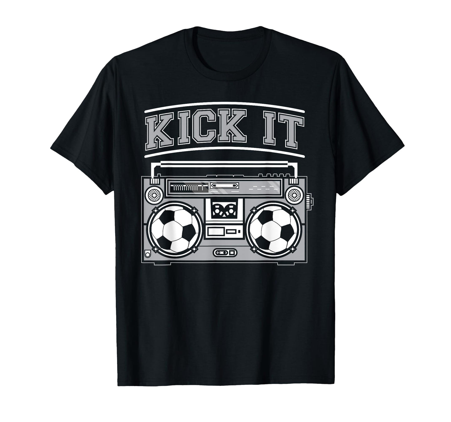 Funny Kick It Soccer Shirts Sayings T-Shirt - Novelty Apparel for Adults - T-Shirt, Sweatshirt, Hoodie