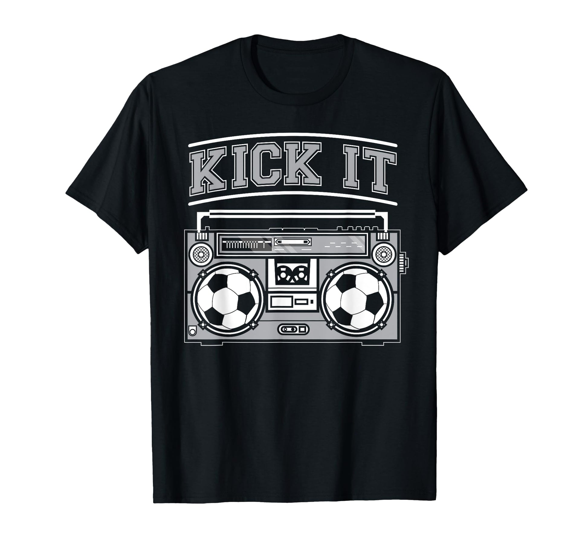Funny Kick It Soccer Shirts Sayings T-Shirt - Novelty Apparel for Adults - T-Shirt, Sweatshirt, Hoodie
