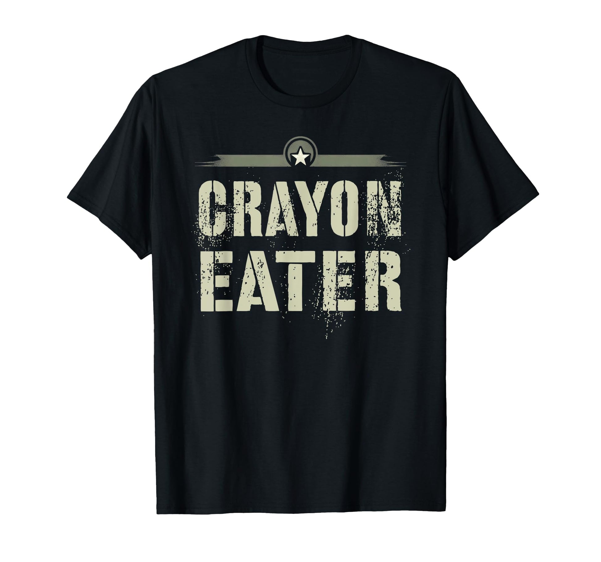 Crayon Eater Dad Proud Officer T-Shirt - Minimalist Print for Adults - T-Shirt, Sweatshirt, Hoodie