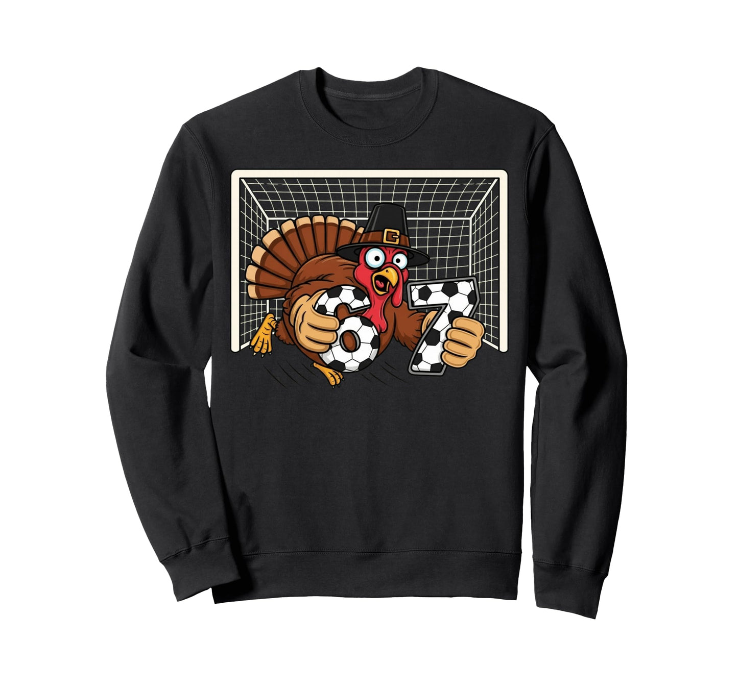 Turkey Goalie Soccer 67 Six Seven Sweatshirt - Streetwear Style for Adults - T-Shirt, Sweatshirt, Hoodie