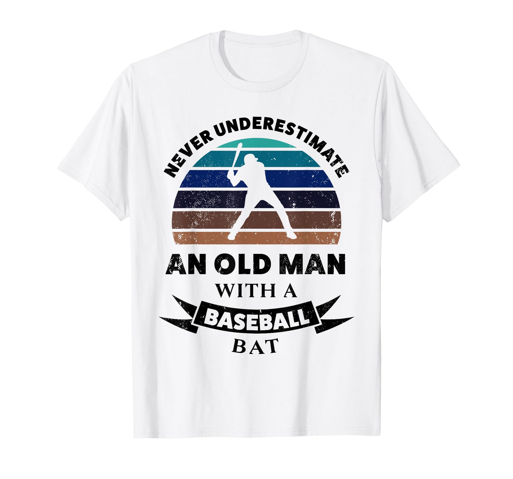 Old Baseball Funny Gift Dad T-Shirt - Streetwear Style for Adults - T-Shirt, Sweatshirt, Hoodie