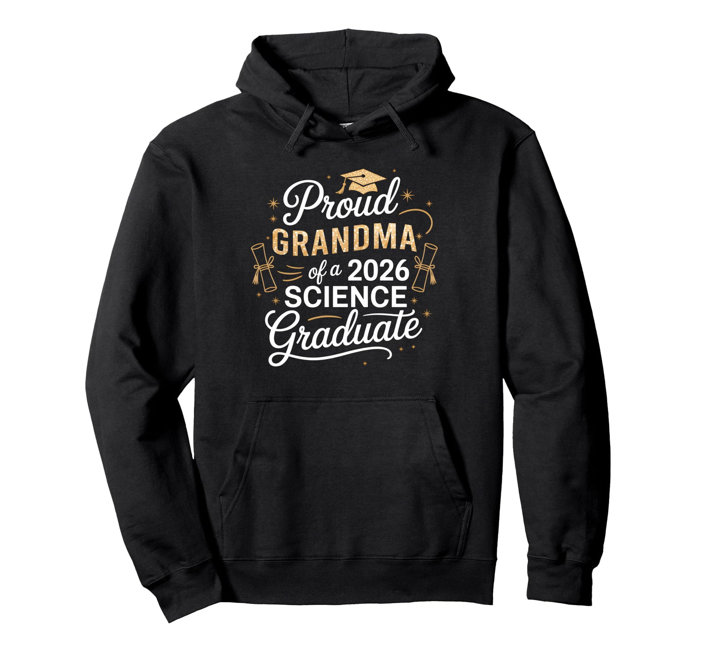 Proud Grandma Class 2026 Science Hoodie - Minimalist Print Men Women - T-Shirt, Sweatshirt, Hoodie