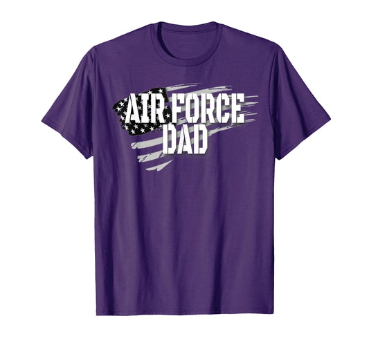 Air Force Dad Memorial Day Veterans Day T-Shirt - Graphic Print for Adults - T-Shirt, Sweatshirt, Hoodie