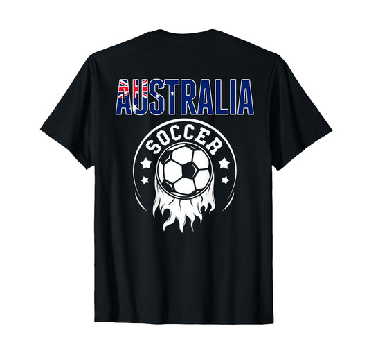 Australia Soccer Fans Jersey T-Shirt - Novelty Apparel for Adults - T-Shirt, Sweatshirt, Hoodie