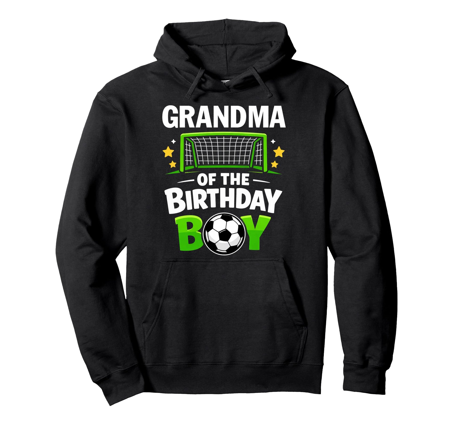 Grandma Birthday Soccer Ball Hoodie - Casual Everyday Wear for Adults - T-Shirt, Sweatshirt, Hoodie