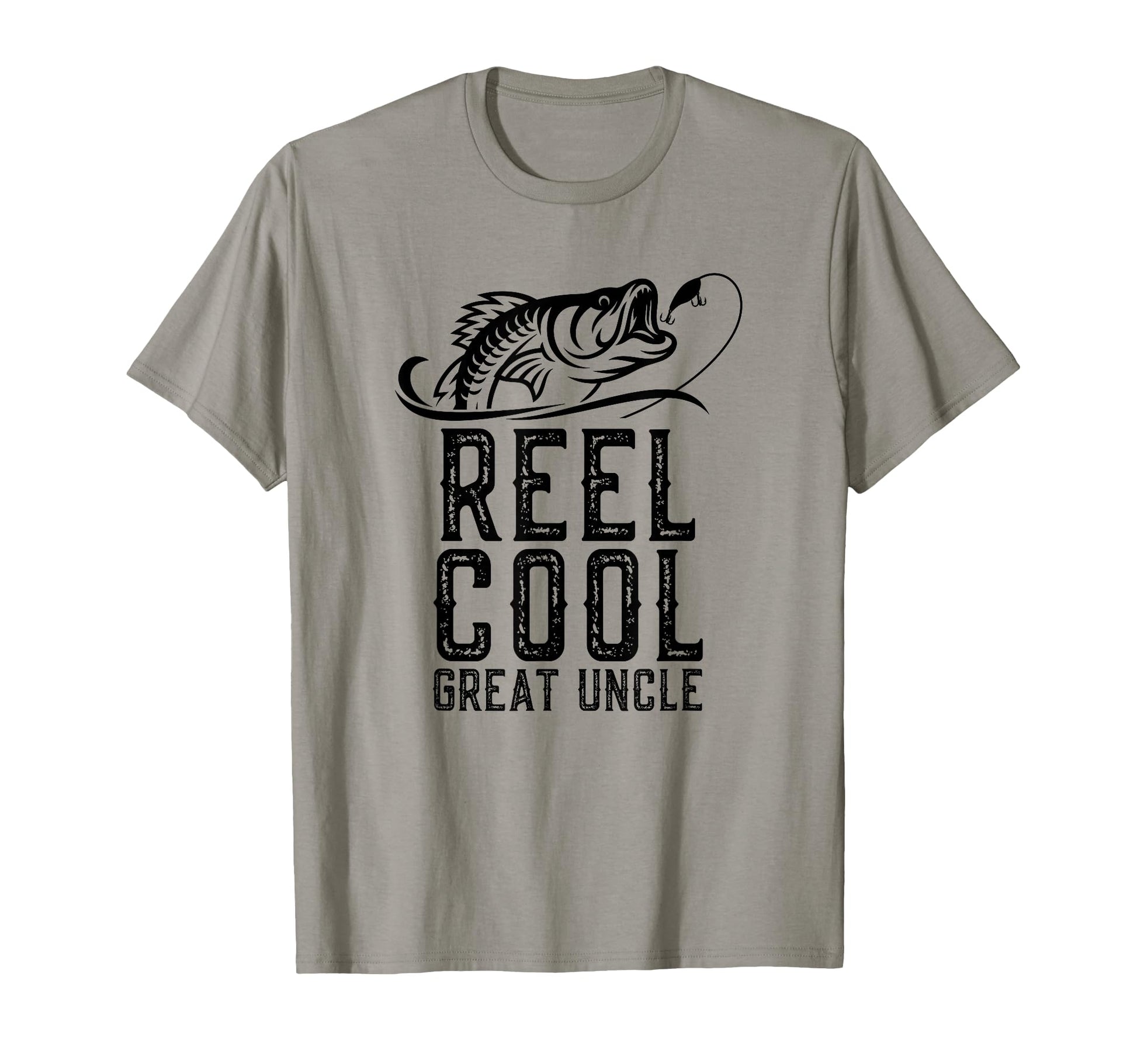 Reel Great Uncle Fishing Funny Grandpa T-Shirt - Minimalist Print Unisex - T-Shirt, Sweatshirt, Hoodie