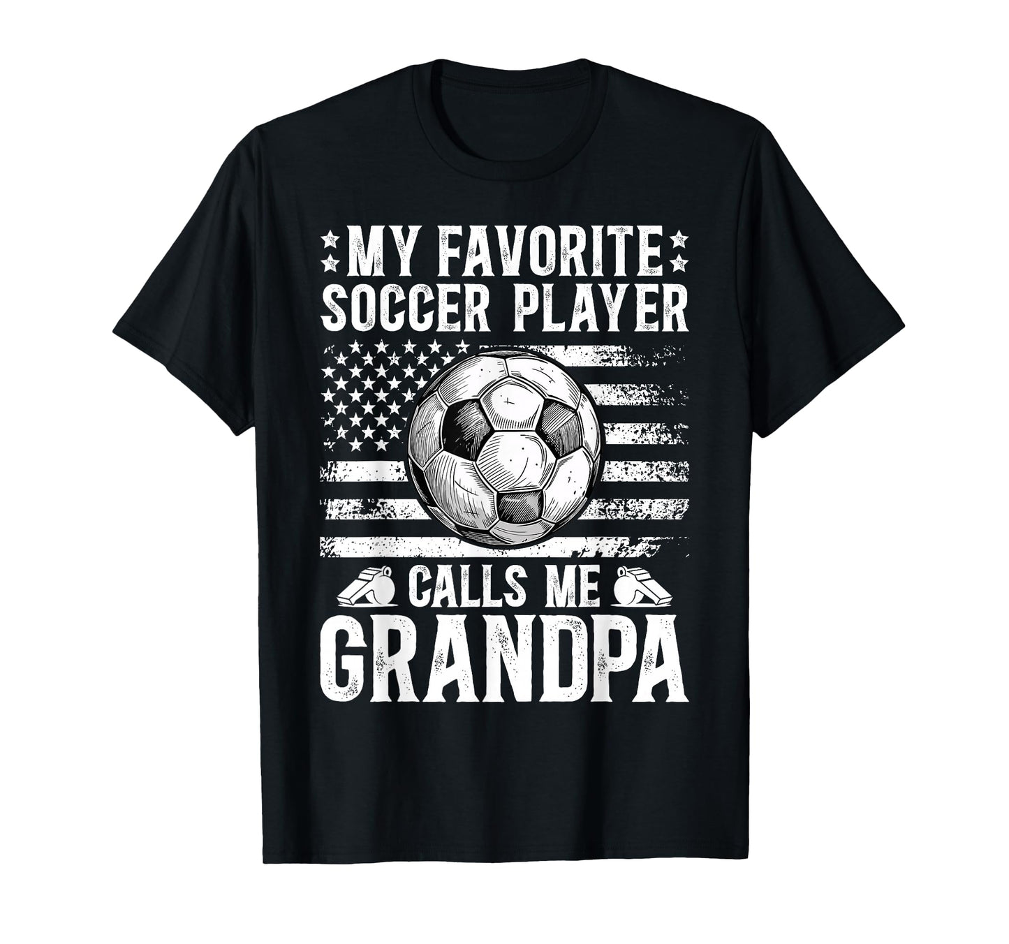 Proud Soccer Grandpa Soccer T-Shirt - Casual Everyday Wear for Adults - T-Shirt, Sweatshirt, Hoodie
