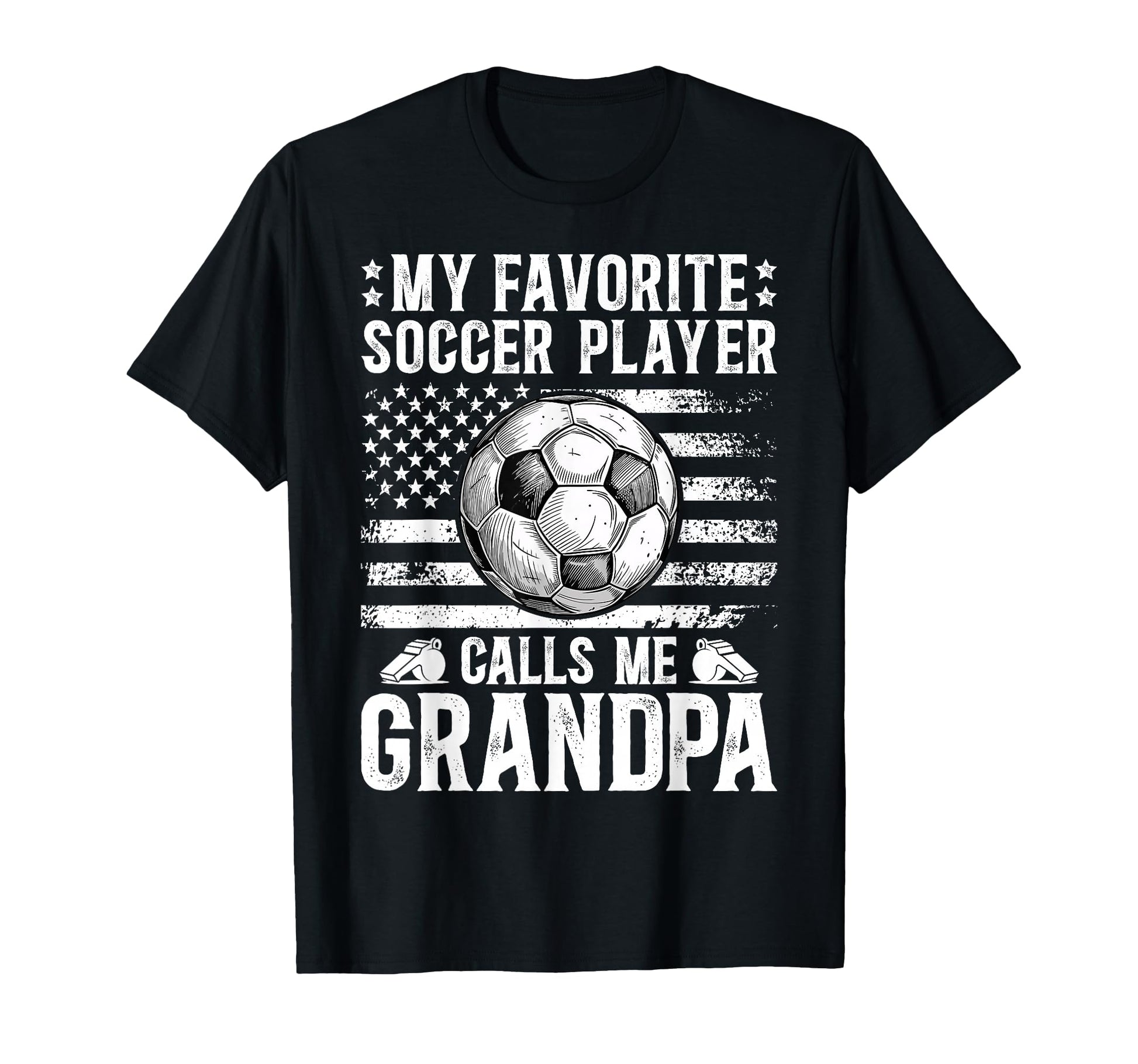 Proud Soccer Grandpa Soccer T-Shirt - Casual Everyday Wear for Adults - T-Shirt, Sweatshirt, Hoodie